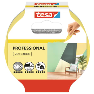 Tesa Professional Indoor Masking Tape - 25mm x 25m | Compare The Build