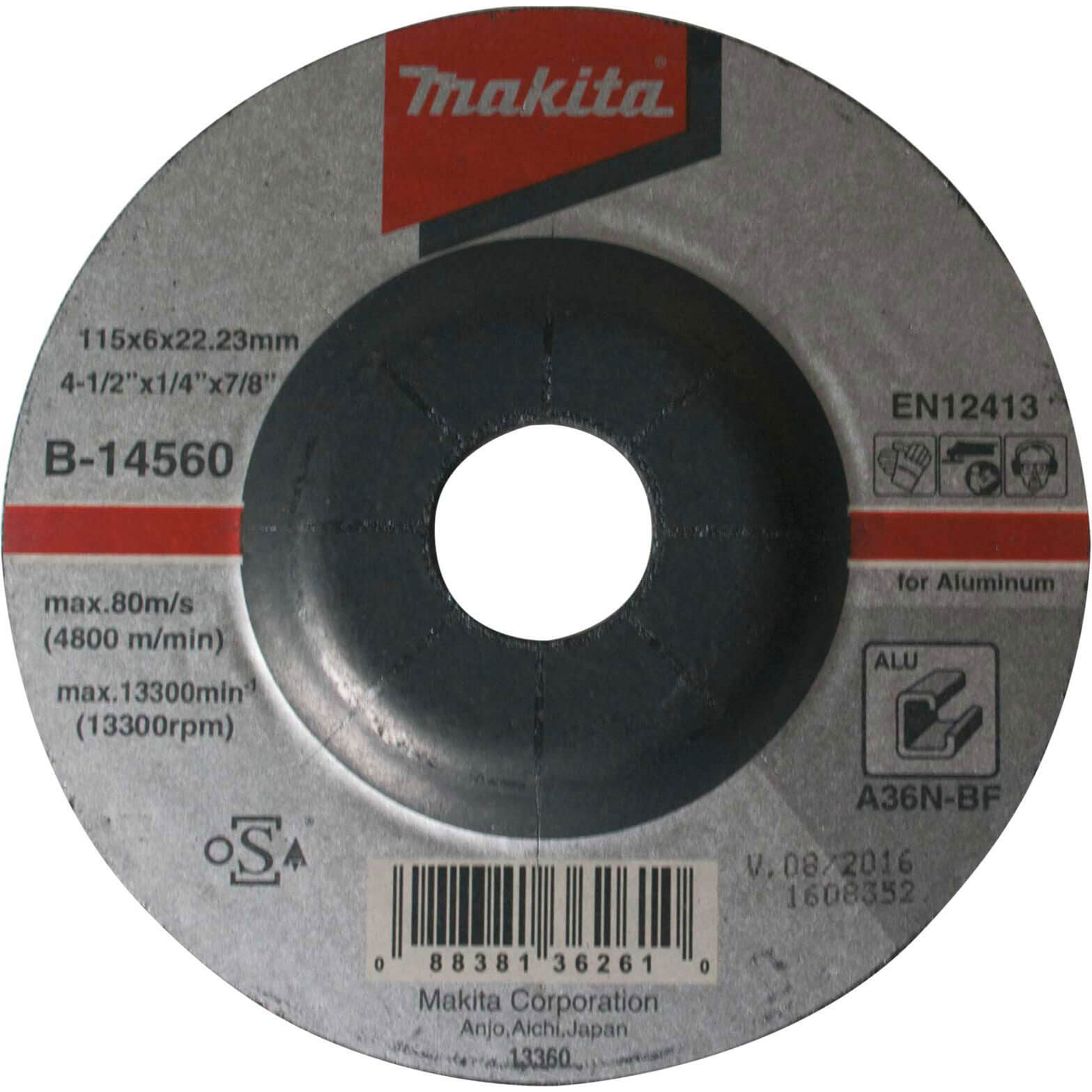 Makita A36N Aluminium Grinding Disc 230mm Price Comparisons | Compare The Build