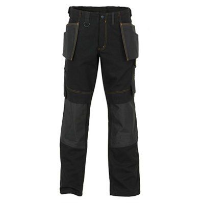 Jcb Cheadle Trade Black Trousers, W32" L35" Price Comparisons | Compare The Build