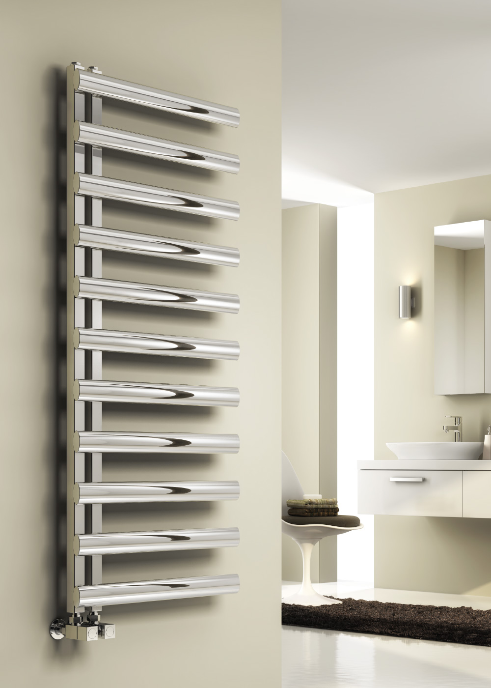 Reina Cavo Stainless Steel Rail, Satin, 1230x500mm Price Comparisons | Compare The Build