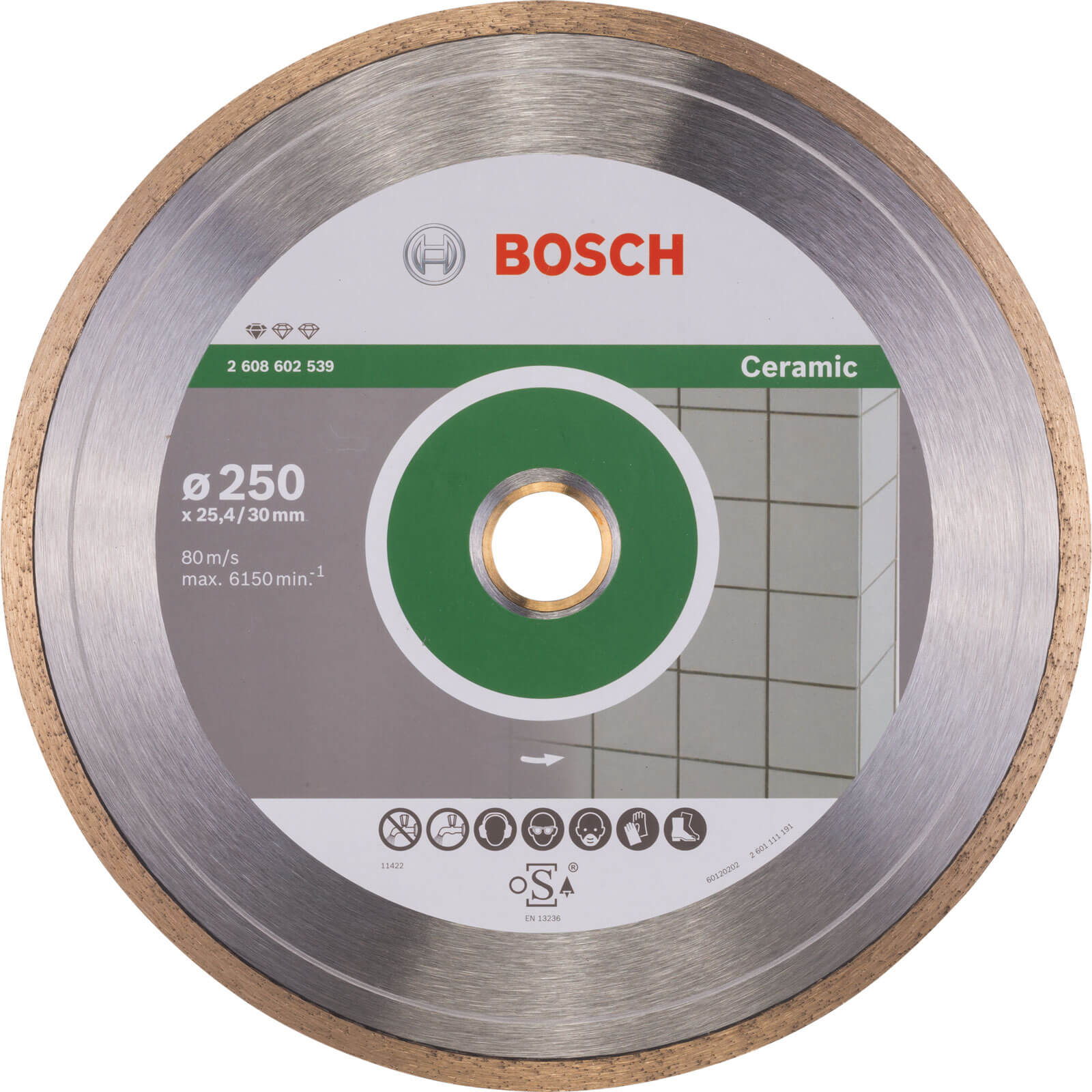 Bosch Professional Ceramic Diamond Cutting Disc 250mm | Compare The Build