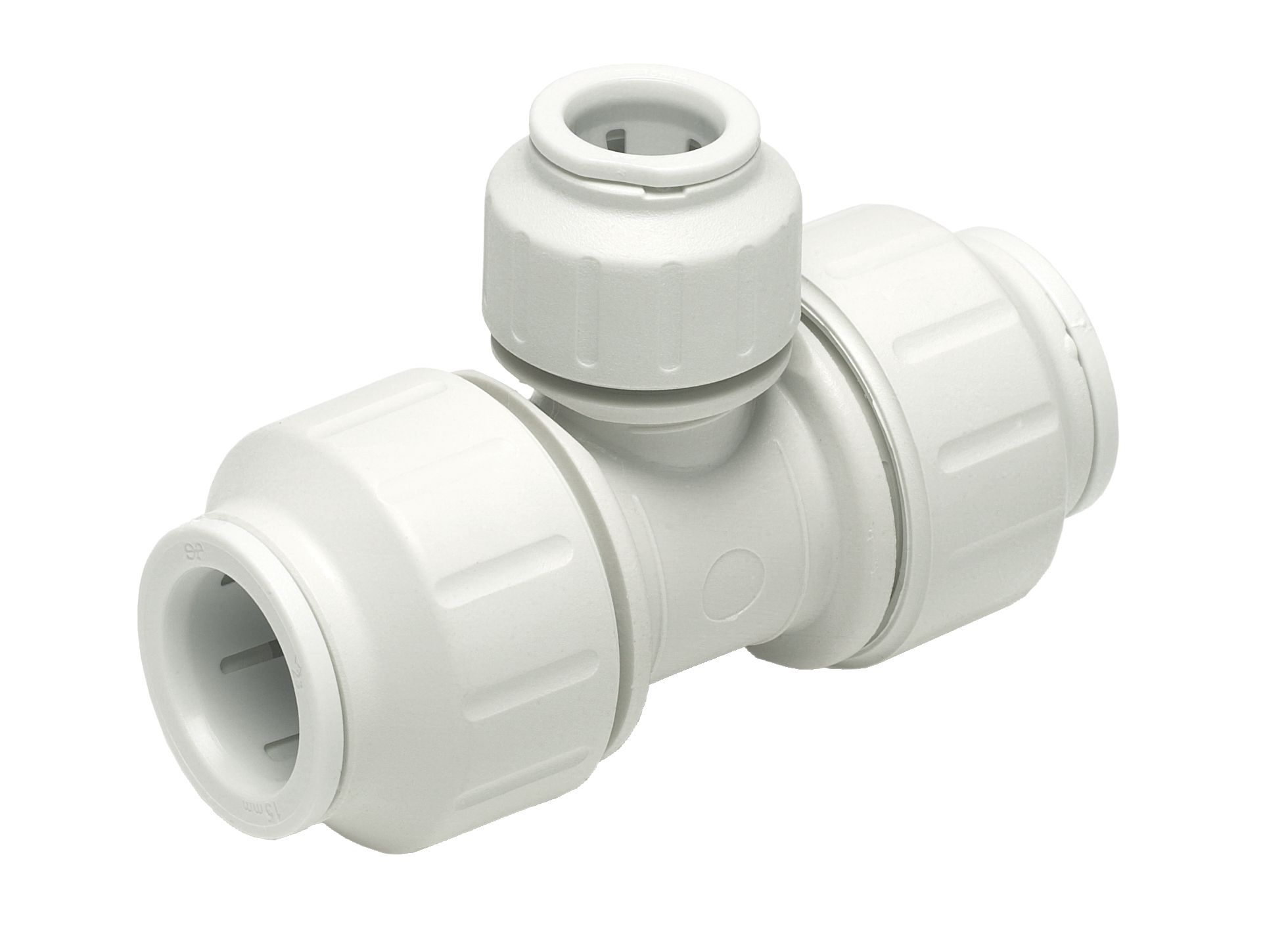 Jg Speedfit White Push-Fit Reducing Pipe Tee (Dia)22mm X 22mm X 15mm Price Comparisons | Compare The Build