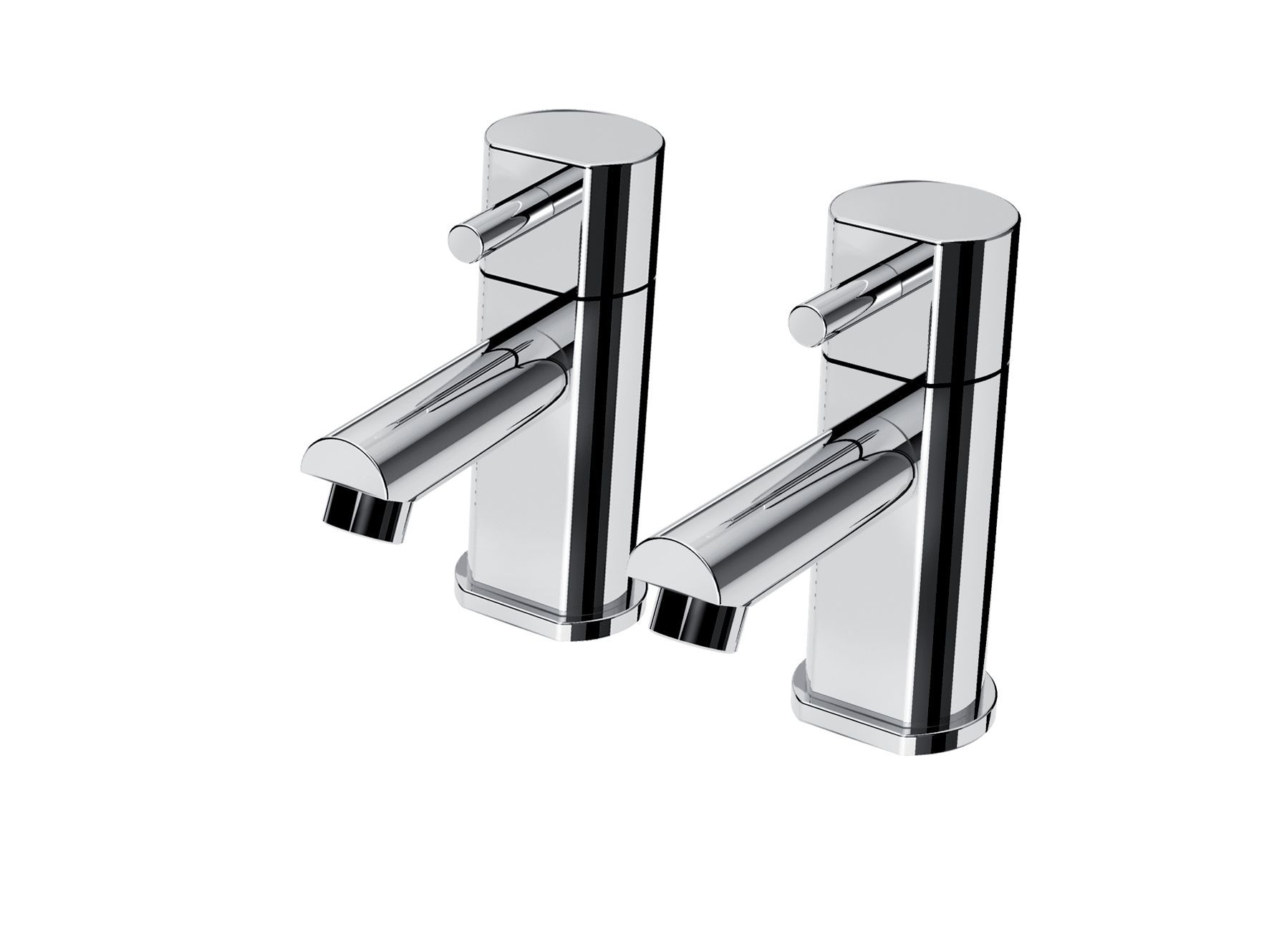 Bristan Fame Chrome Finish Hot & Cold Bath Pillar Tap, Pack Of 2 Price Comparisons | Compare The Build