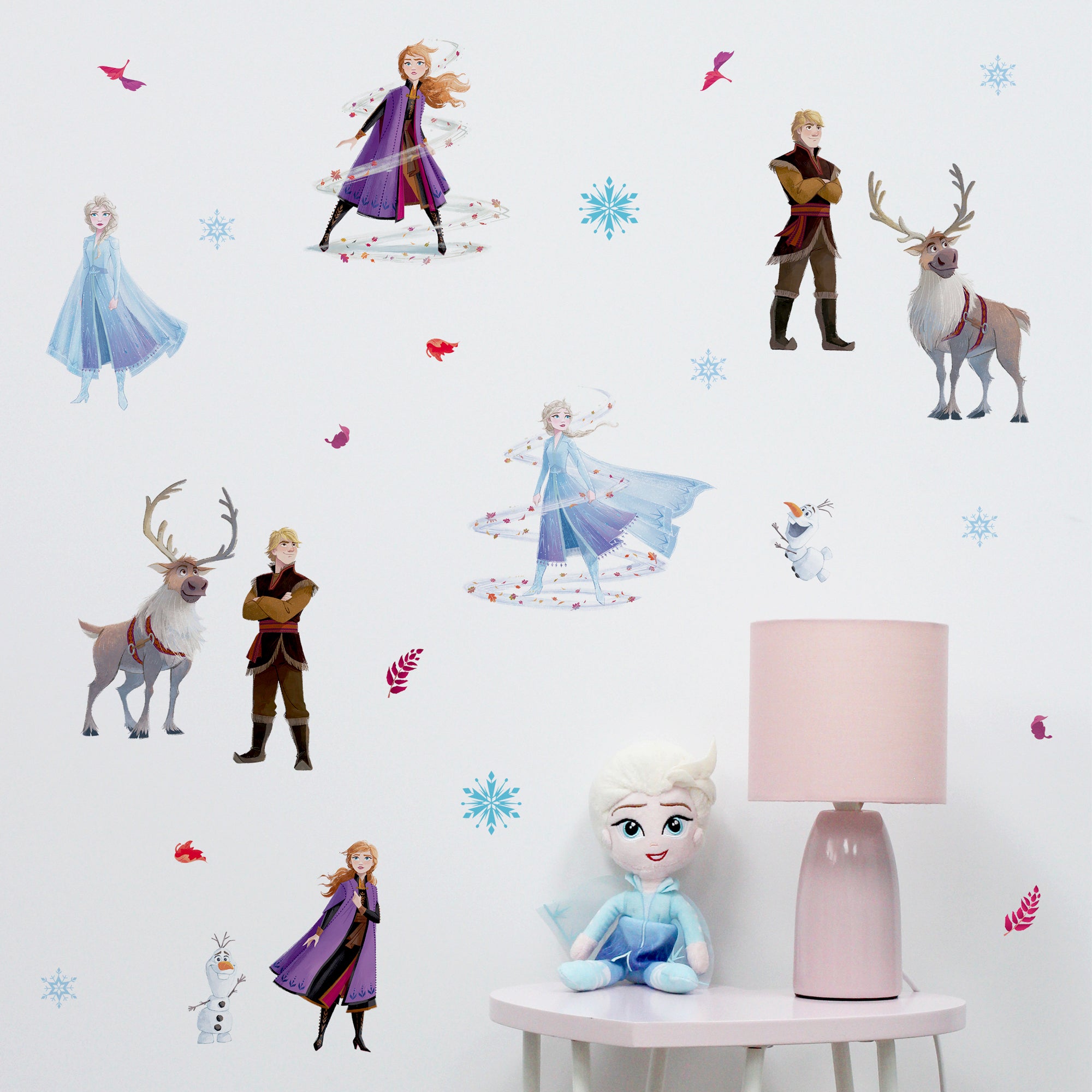 Disney Frozen Wall Stickers White/Purple/Brown Price Comparisons | Compare The Build