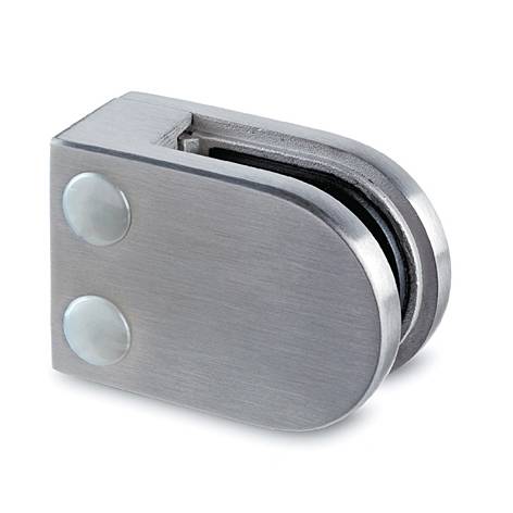 Satin Stainless Steel Glass Clamp Flat Back - Grade 304 - 10mm Glass Price Comparisons | Compare The Build