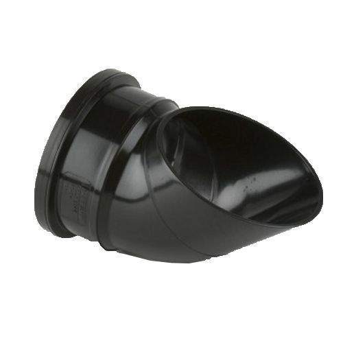 Plastic Guttering Industrial Downpipe Shoe 112.5dg 110mm - Black Brett Martin BS416B Price Comparisons | Compare The Build