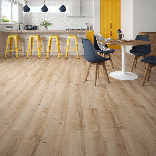 Amiata Chesil Natural Oak Plank Laminate Flooring 1.98m2 Price Comparisons | Compare The Build