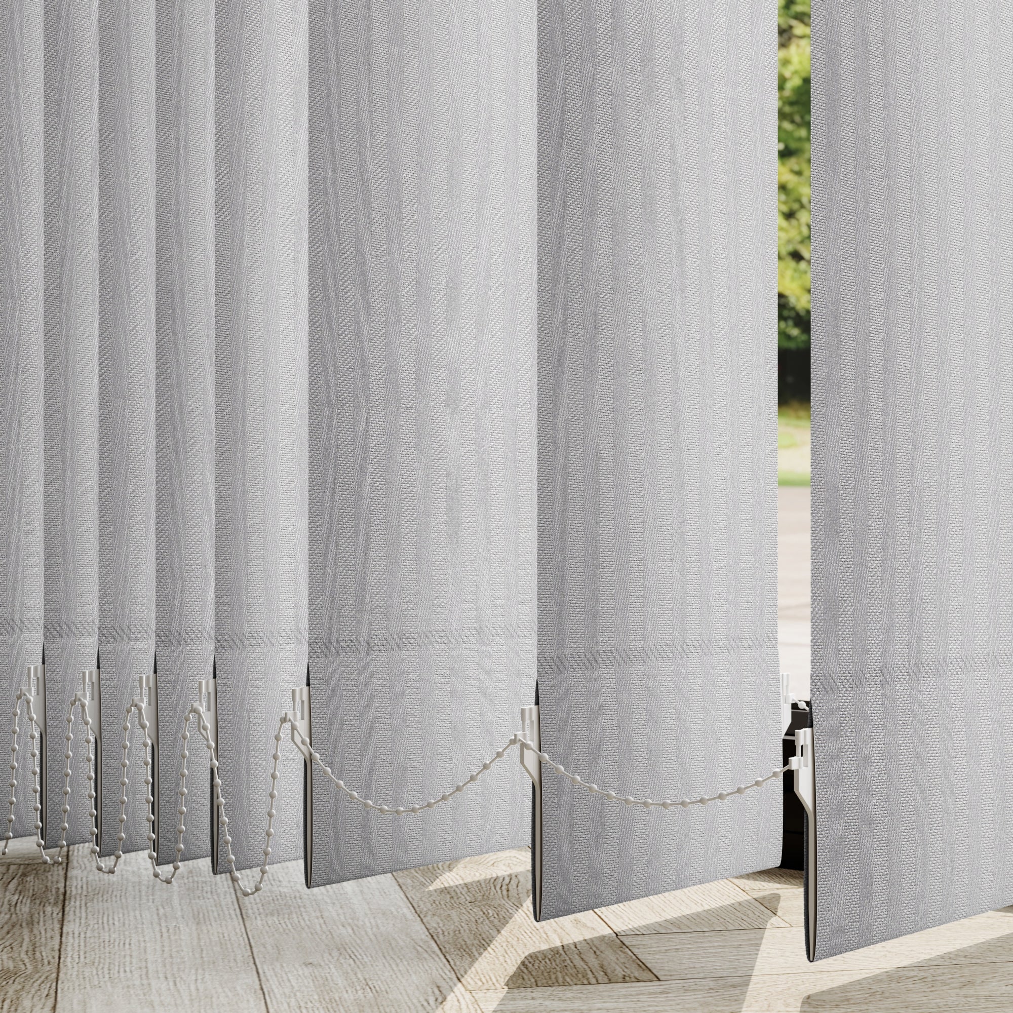 Eton Made to Measure Vertical Blind Grey Price Comparisons | Compare The Build