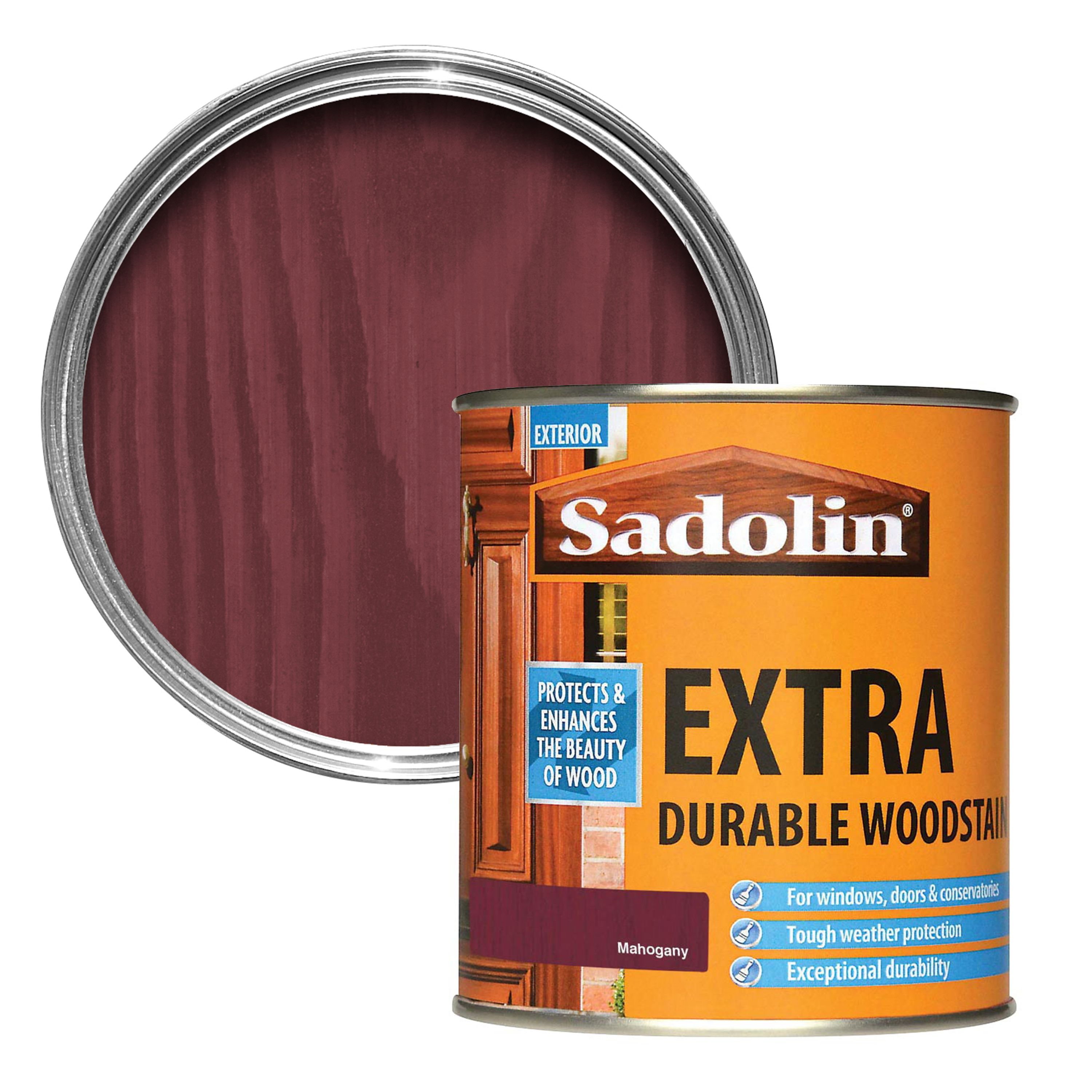 Sadolin Mahogany Conservatories, Doors & Windows Wood Stain, 500Ml Price Comparisons | Compare The Build