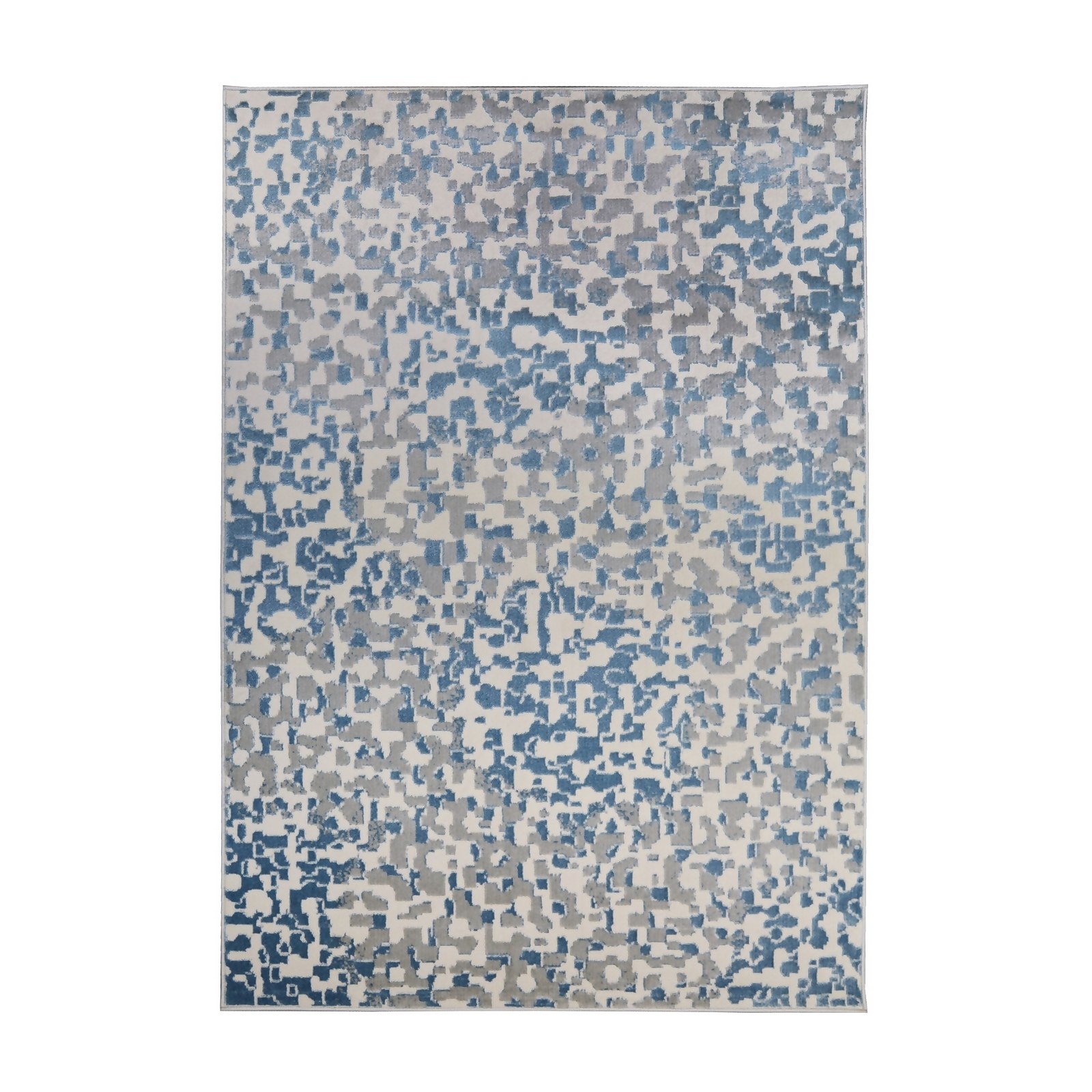 Abstract Pixels Rug - Blue - 160x230cm Price Comparisons | Compare The Build