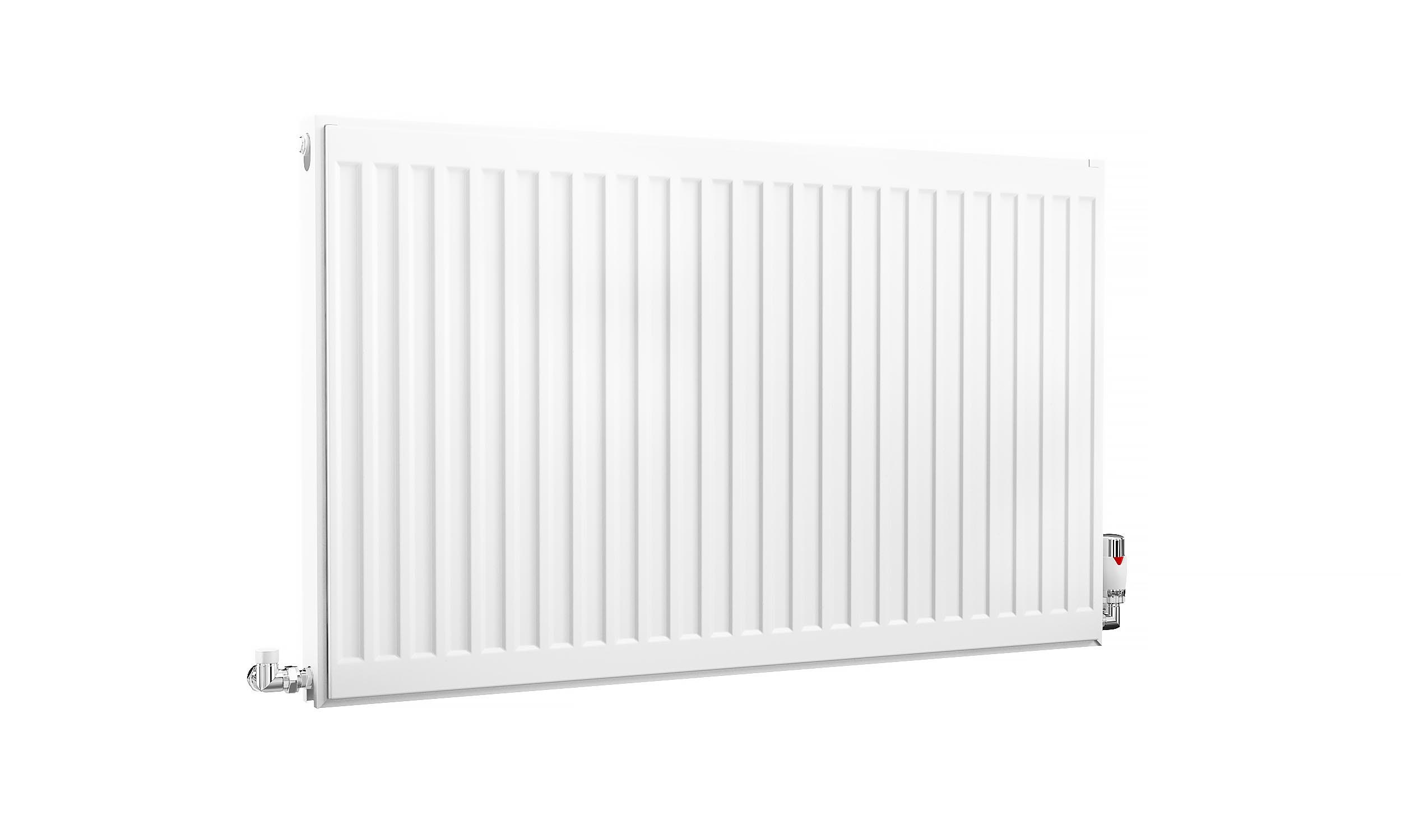 Kartell K-Rad Compact Horizontal Radiator, White, 600mm x 1000mm - Double Panel, Single Convector Price Comparisons | Compare The Build