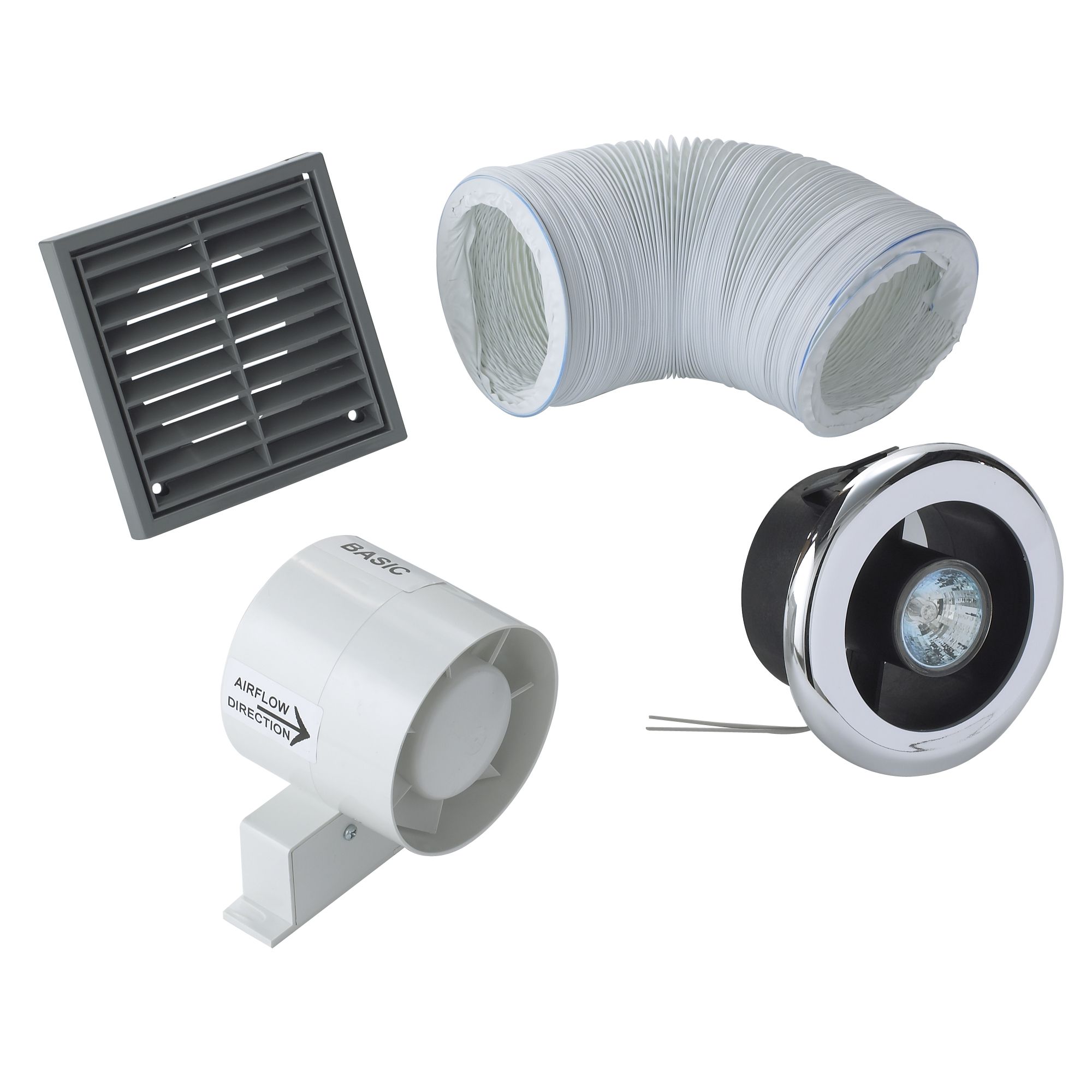 Vdisl100S Bathroom Shower Fan Kit Price Comparisons | Compare The Build