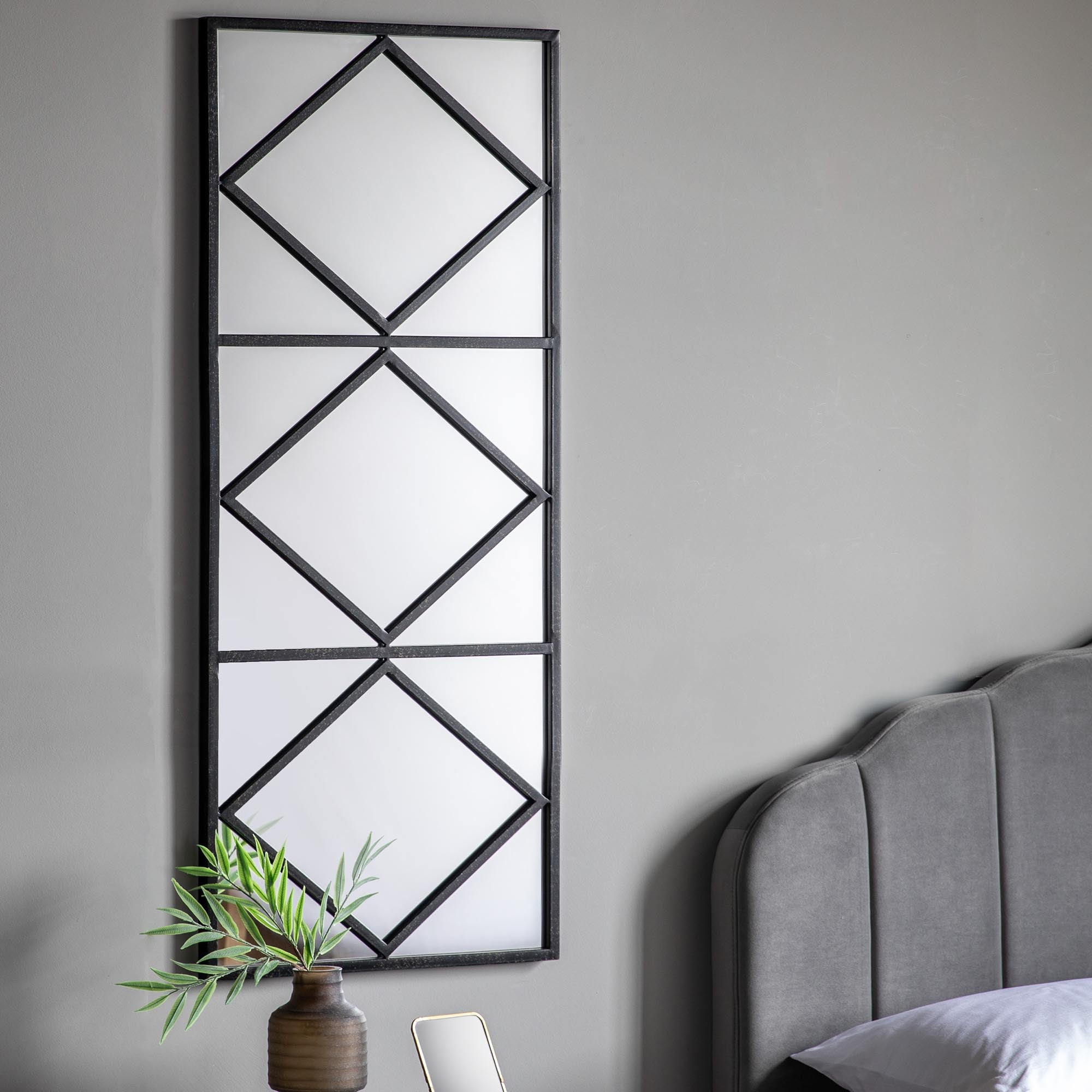 Severn Wall Mirror, 50x120cm Grey Price Comparisons | Compare The Build