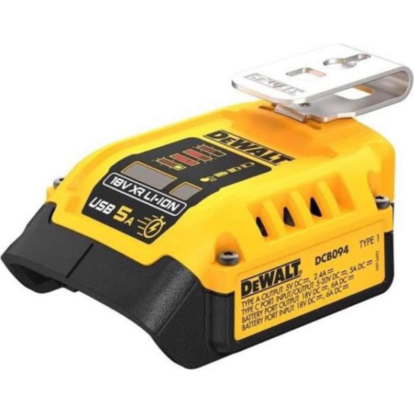 DeWalt DCB094 18v XR 5A USB Power Delivery Charging Kit Price Comparisons | Compare The Build