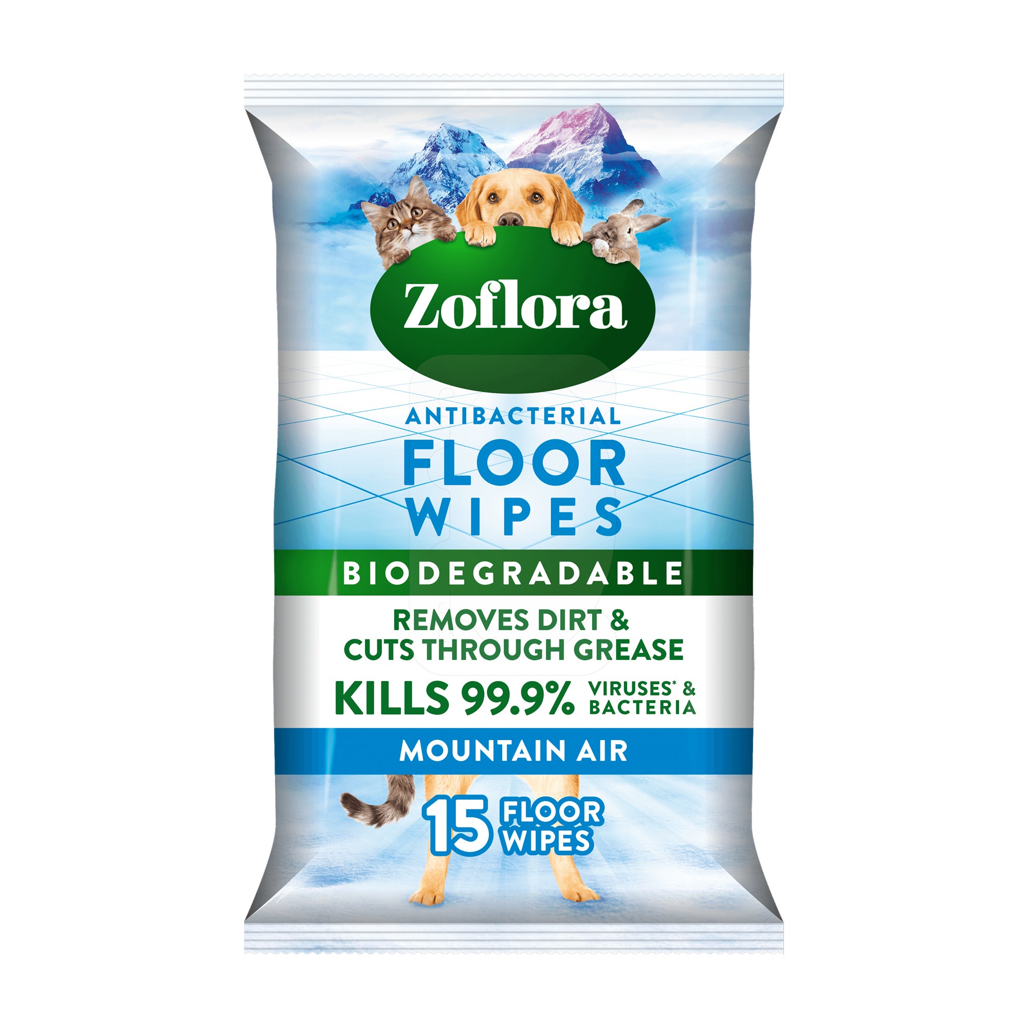 Zoflora Mountain Air Floor Wipes Clear Price Comparisons | Compare The Build