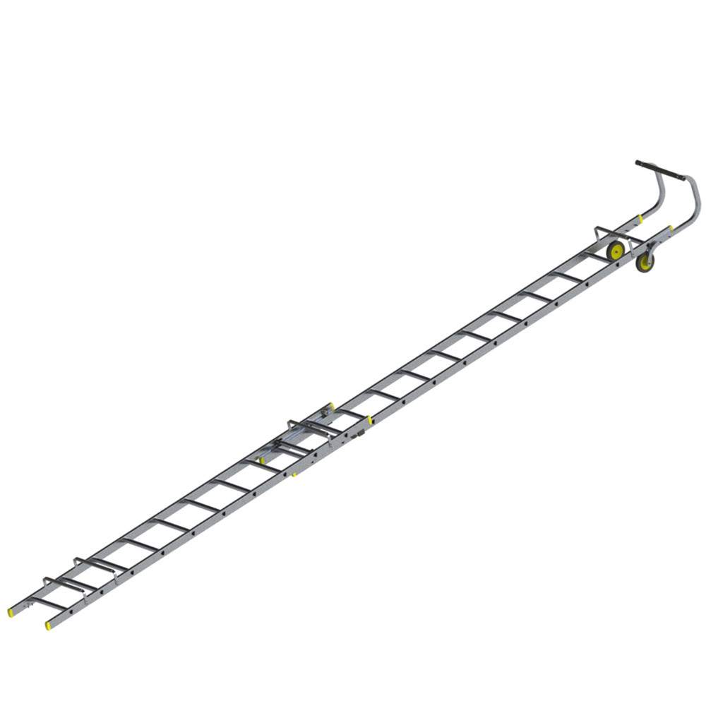 Werner 3.77m Double Section Roof Ladder 77102 Price Comparisons | Compare The Build