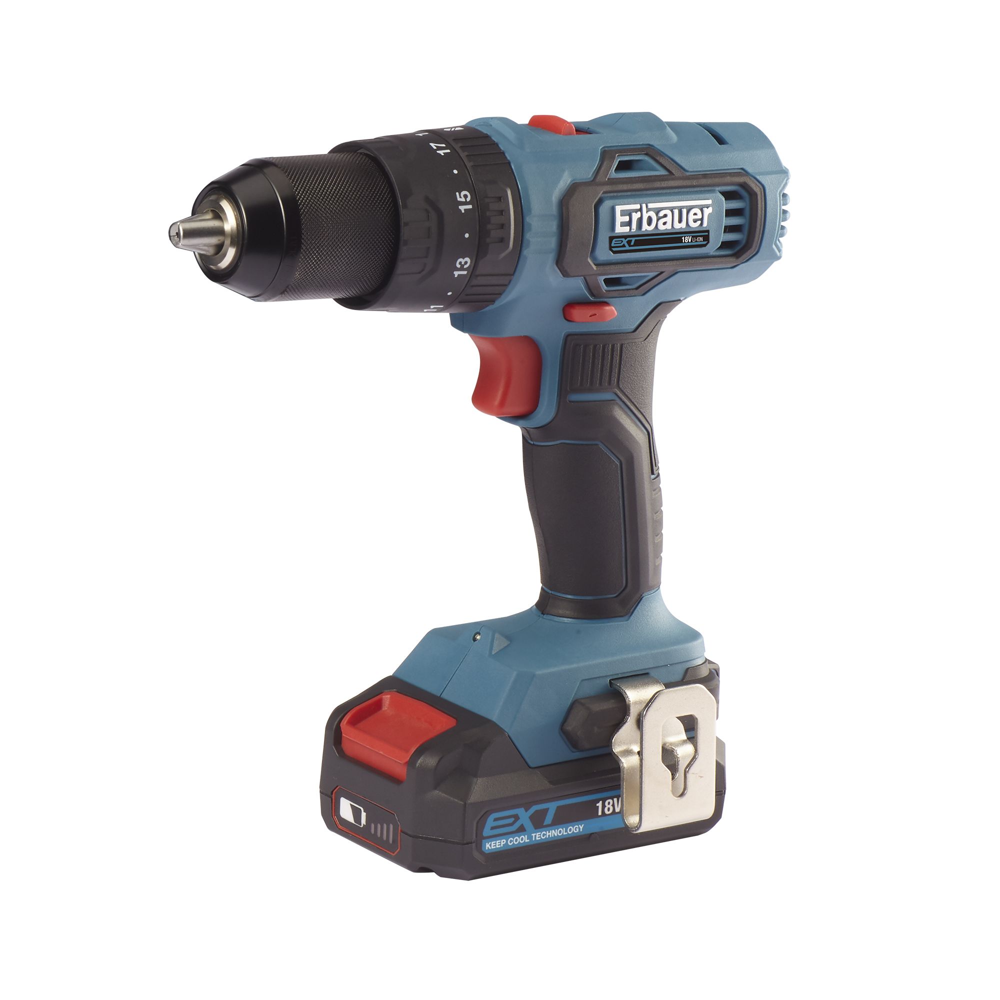 Erbauer 18V 2.0Ah Li-Ion Cordless Brushed Combi Drill Ebcd18Li-2 Price Comparisons | Compare The Build