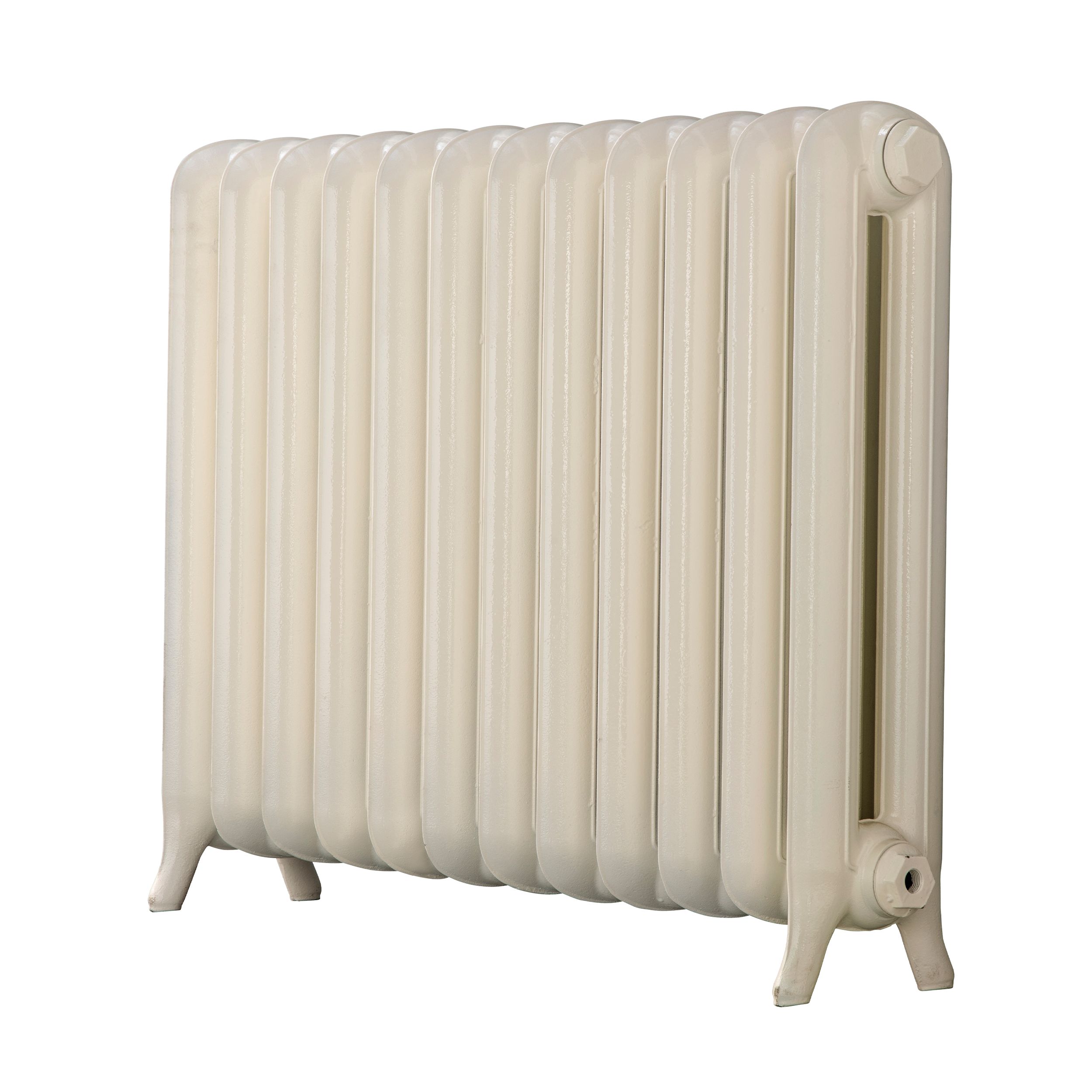 Arroll Princess Cast Iron Cream 12 Column Radiator, (W)946mm X (H)549mm | Compare The Build