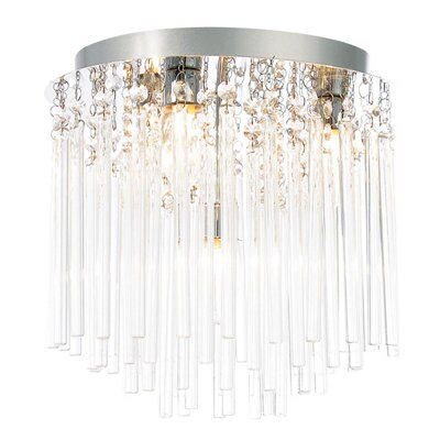 Cascade Tooma Chrome Effect 4 Lamp Bathroom Ceiling Light Price Comparisons | Compare The Build