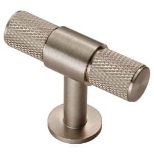 Carlisle Brass FTD701SN Knurled Cabinet T-Bar Knob - Satin Nickel | Compare The Build