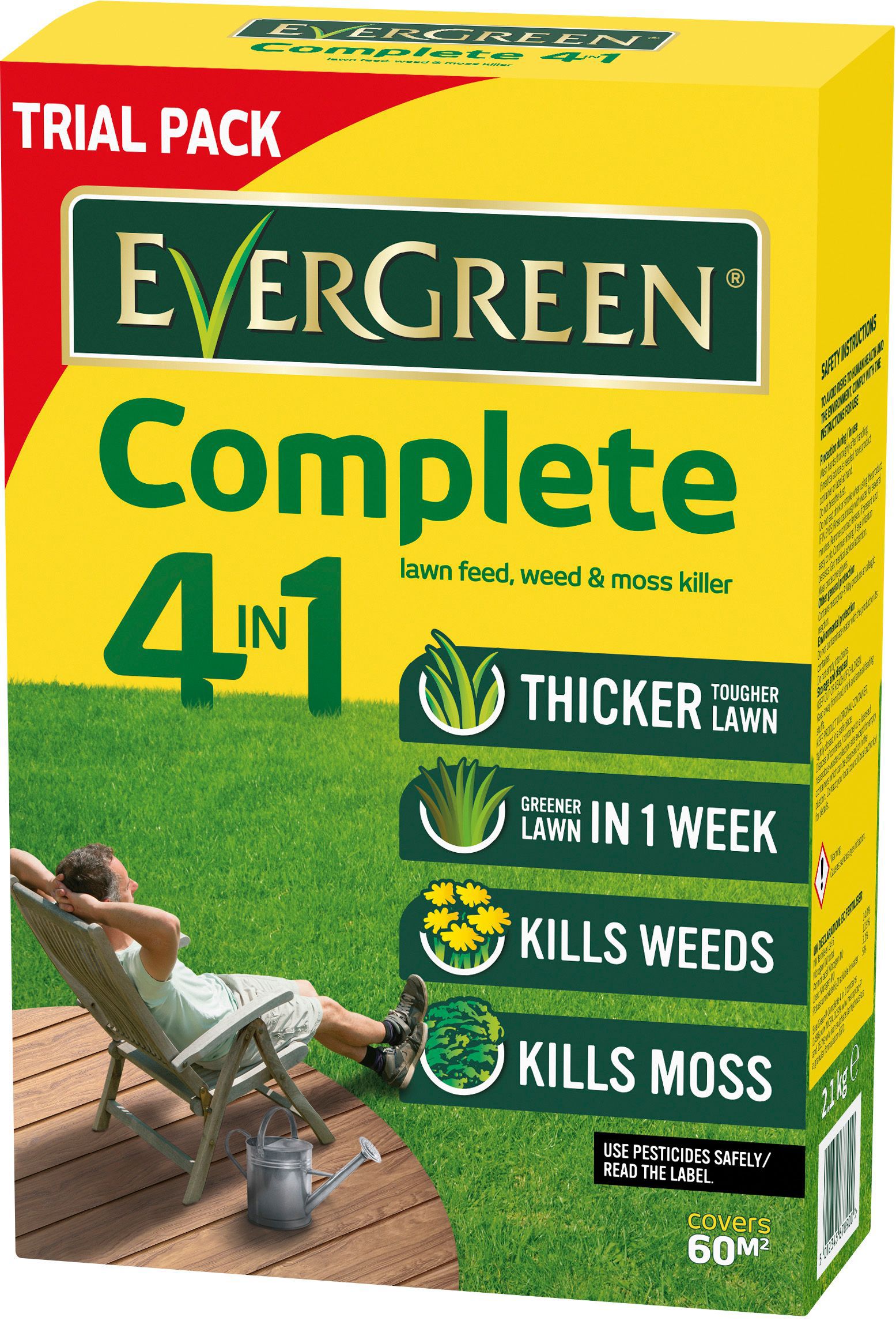 Evergreen Complete 4 In 1 Lawn Feed 60M² 2.21Kg Price Comparisons | Compare The Build