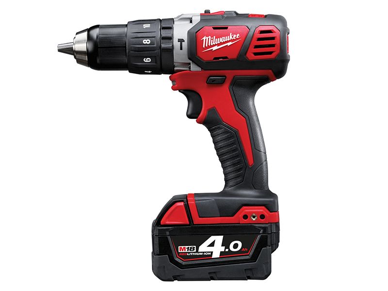 Milwaukee Power Tools MILM18BPD4 M18 BPD-402C Compact Combi Drill 18V 2 x 4.0Ah Li-ion Price Comparisons | Compare The Build