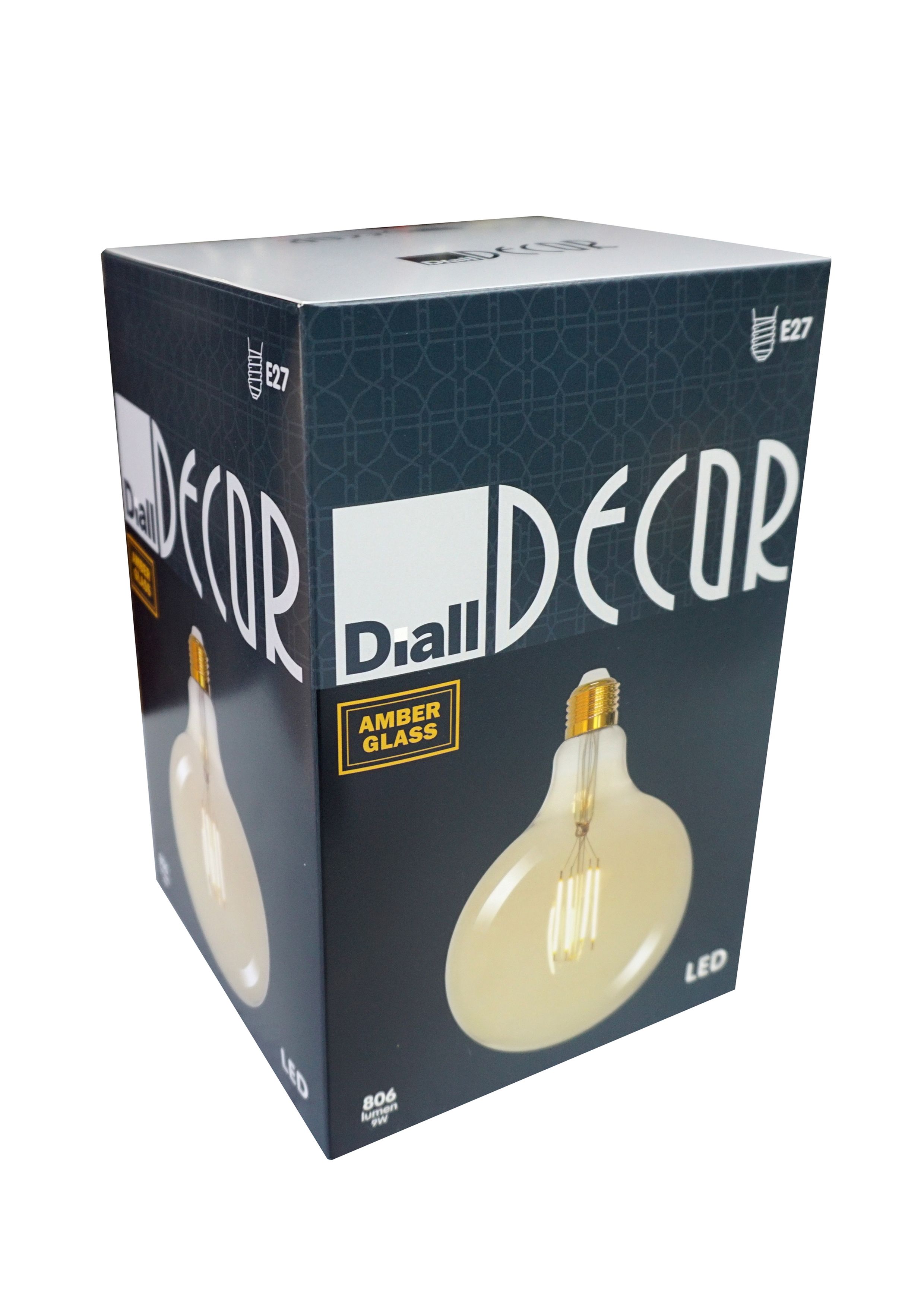 Diall E27 9W 806Lm Globe Warm White Led Filament Light Bulb Price Comparisons | Compare The Build