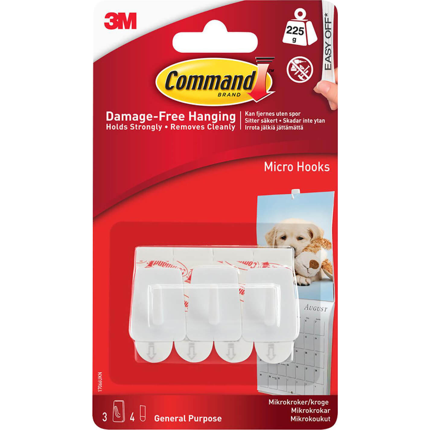 Command Adhesive Strip Micro Hooks White Pack of 3 Price Comparisons | Compare The Build