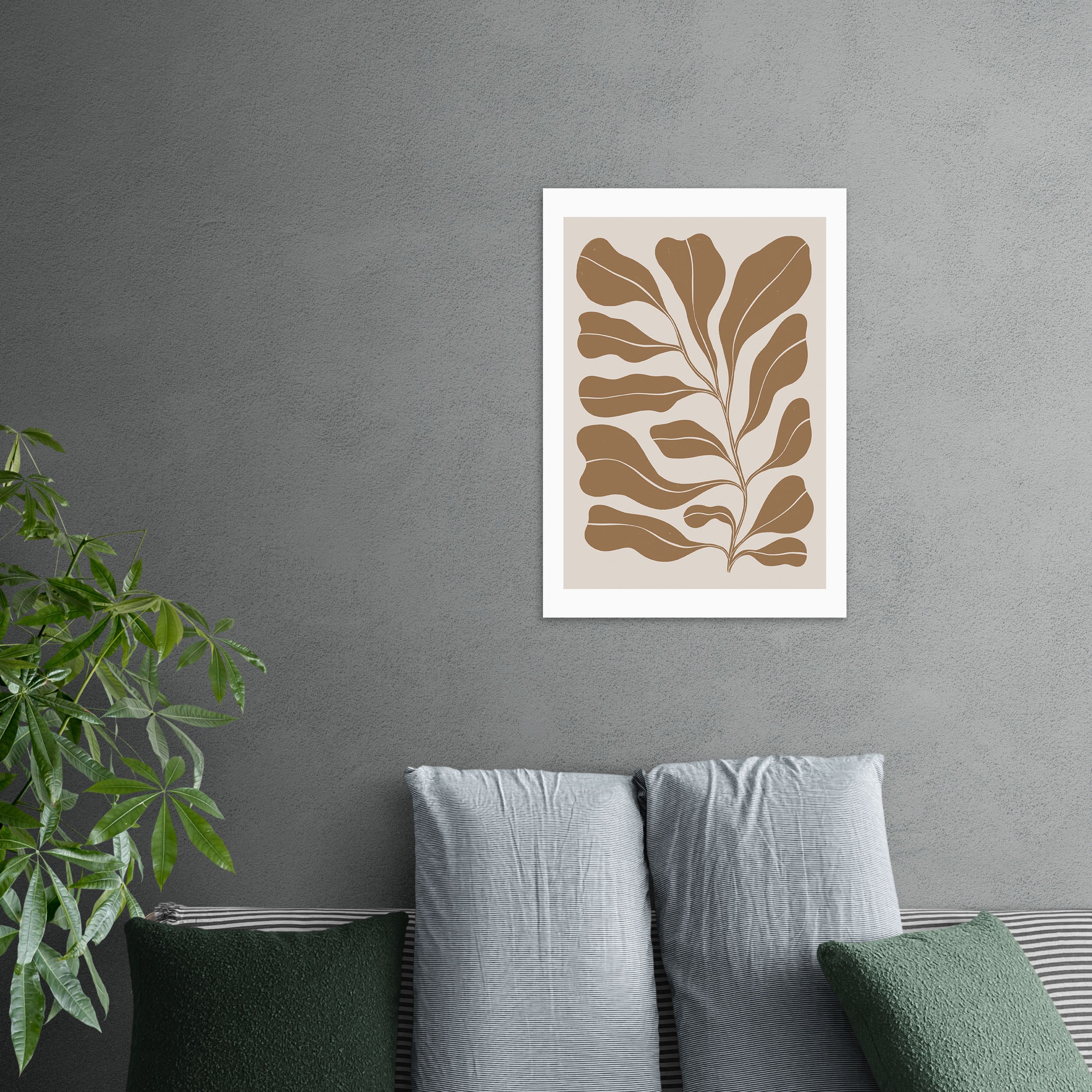 East End Prints Brown Branch Print Brown Price Comparisons | Compare The Build