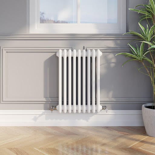 Park Lane Traditional Colosseum Triple Bar Column Radiator White 600 x 425mm | Compare The Build