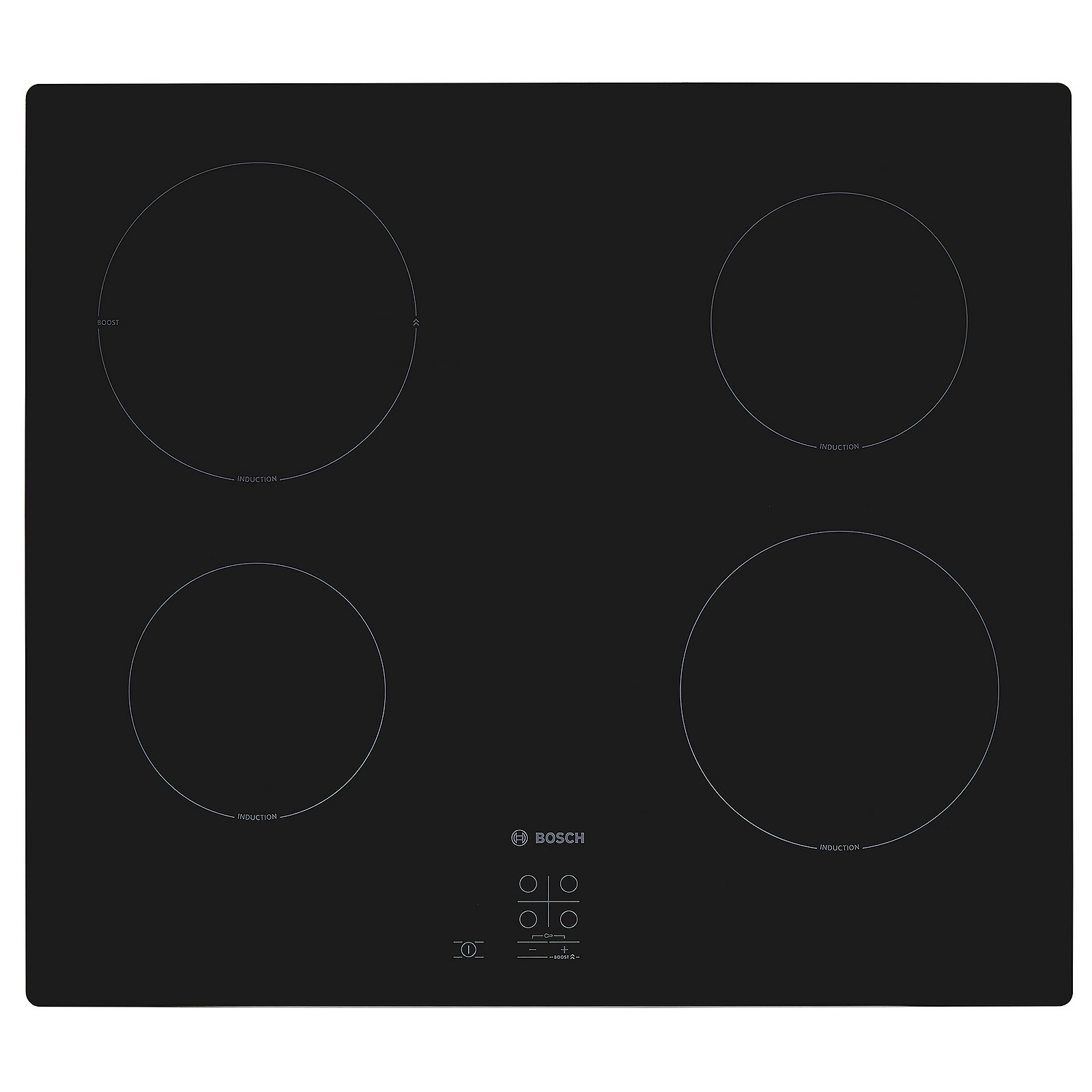 Bosch Series 2 PUG61RAA5B 59cm Induction Hob - Black Price Comparisons | Compare The Build