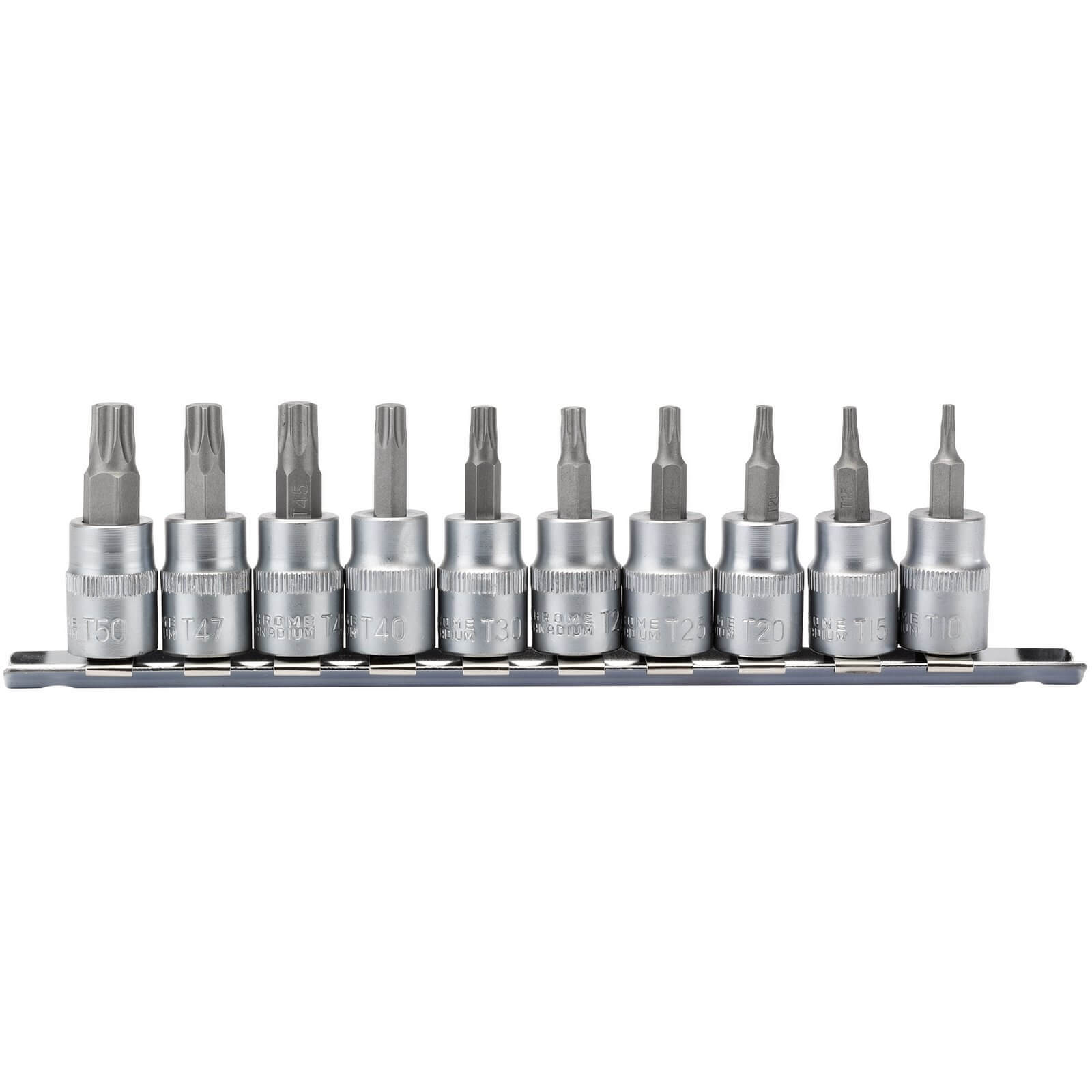 Draper 10 Piece 3/8" Drive Torx Plus Socket Bit Set 3/8" 55mm Price Comparisons | Compare The Build