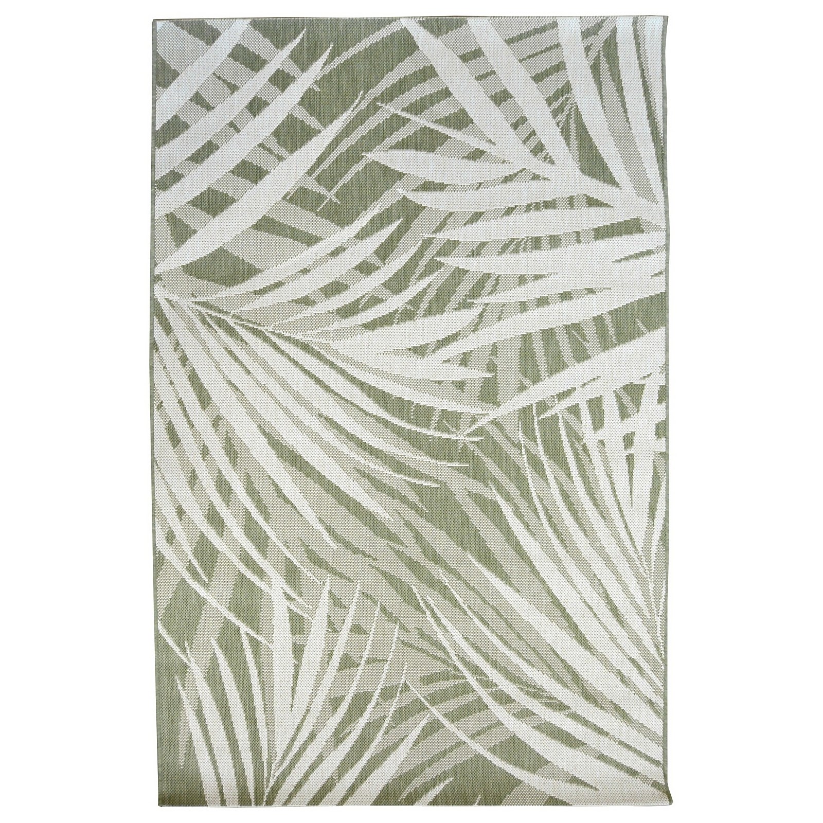 County Leaf Indoor/Outdoor Rug - Green - 120x170cm Price Comparisons | Compare The Build