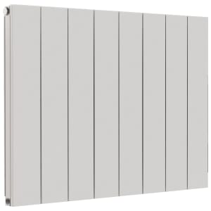 Towelrads White Ascot Single Horizontal Designer Radiator - 600 x 612mm | Compare The Build