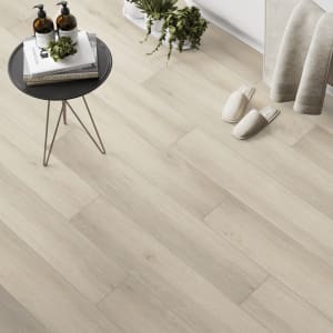 Wickes Boutique Maryland Birch Glazed Porcelain Wood Effect Wall & Floor Tile - 1140 x 200mm | Compare The Build