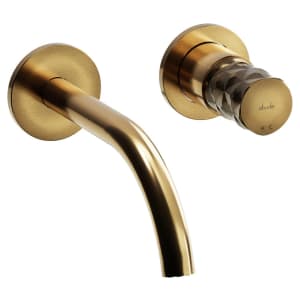 Abode Kite Wall mounted Basin Mixer Tap - Antique Brass Price Comparisons | Compare The Build