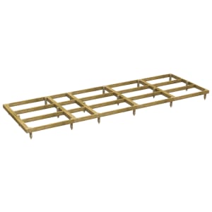 Power Sheds 18 x 6ft Pressure Treated Garden Building Base Kit Price Comparisons | Compare The Build