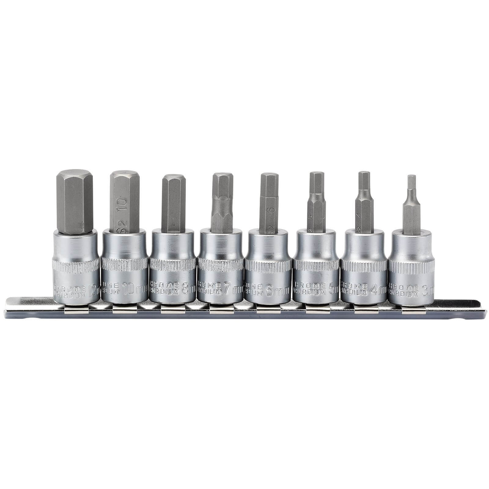 Draper 8 Piece 3/8" Drive Hexagon Socket Bit Set 3/8" 55mm Price Comparisons | Compare The Build