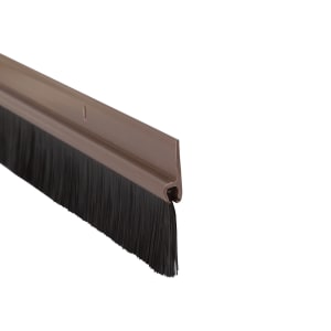 Wickes 838mm Door Brush Draught Excluder - Brown Price Comparisons | Compare The Build