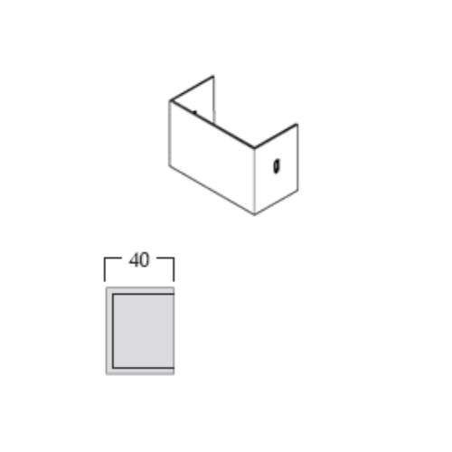 Alumasc GX Joggle Left Hand Stopend in Slate Grey - 150mm x 100mm Aluminium GXJ3/SELHAPPC/7015 Price Comparisons | Compare The Build