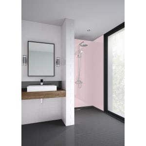 Mermaid Acrylic Rose Matt Single Shower Panel 2440 x 900 x 4mm Price Comparisons | Compare The Build