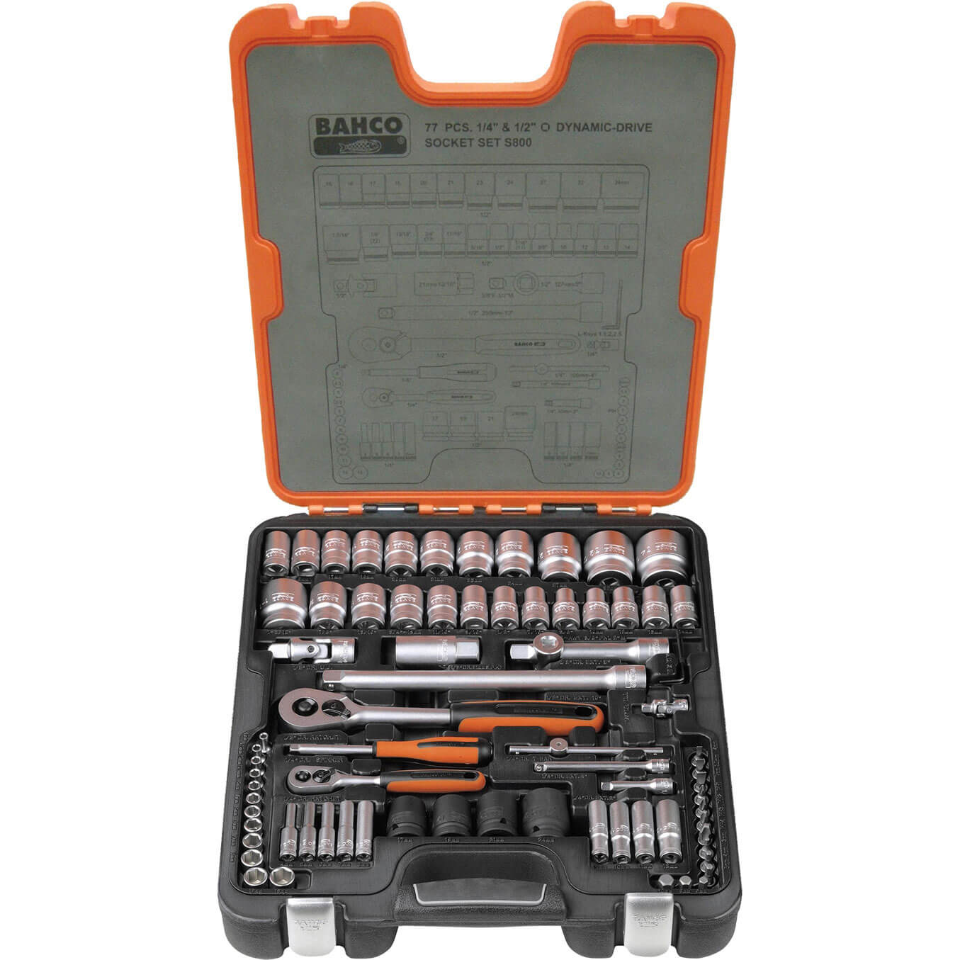 Bahco 77 Piece Combination Drive Hex Socket and Screwdriver Bit Set Metric and Imperial Combination Price Comparisons | Compare The Build