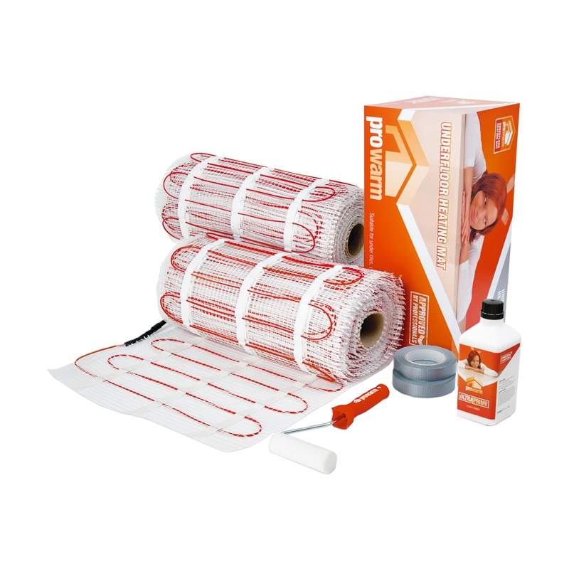 Electric Underfloor Heating System by ProWarm 150w - 17m2 Kit Insulation Superstore 150W17M TKIT Price Comparisons | Compare The Build