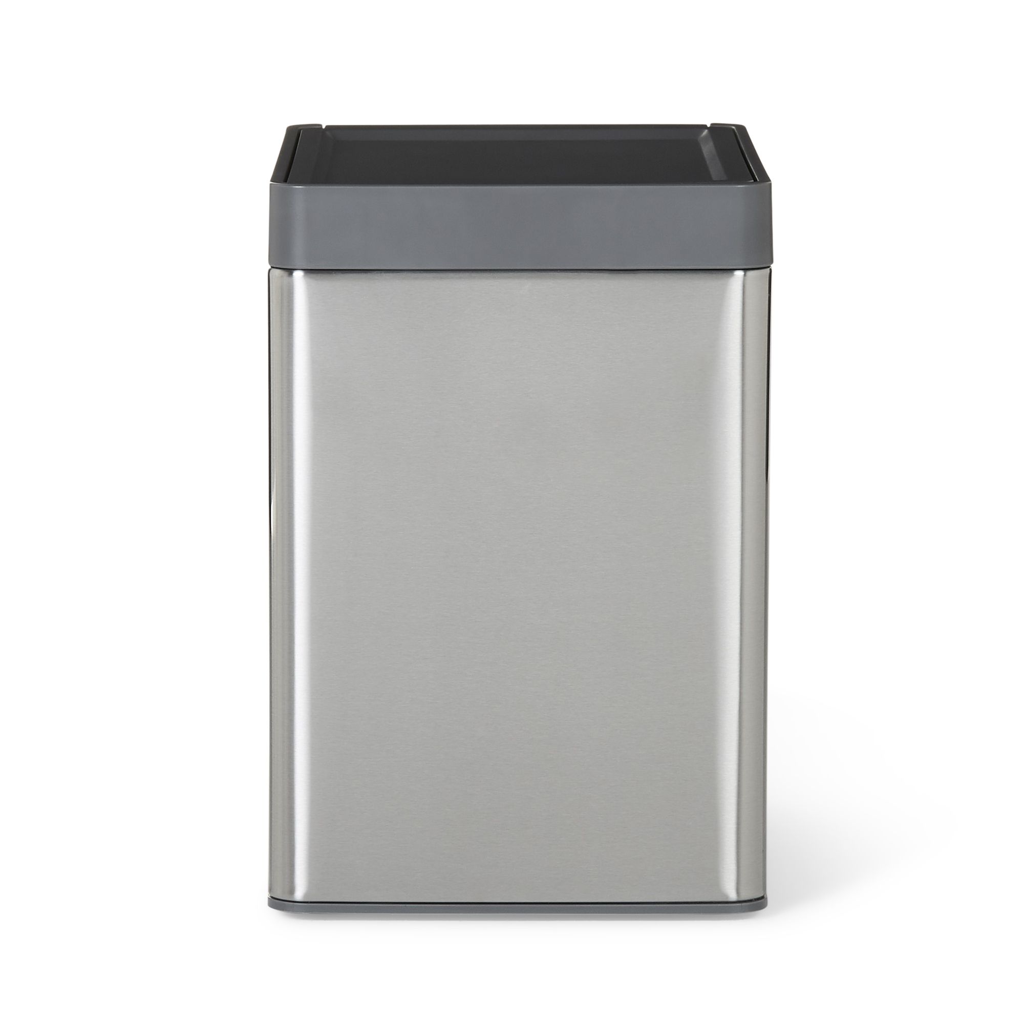 GoodHome Kora Anthracite Metal & Plastic Rectangular Freestanding Kitchen Bin, 15L Price Comparisons | Compare The Build