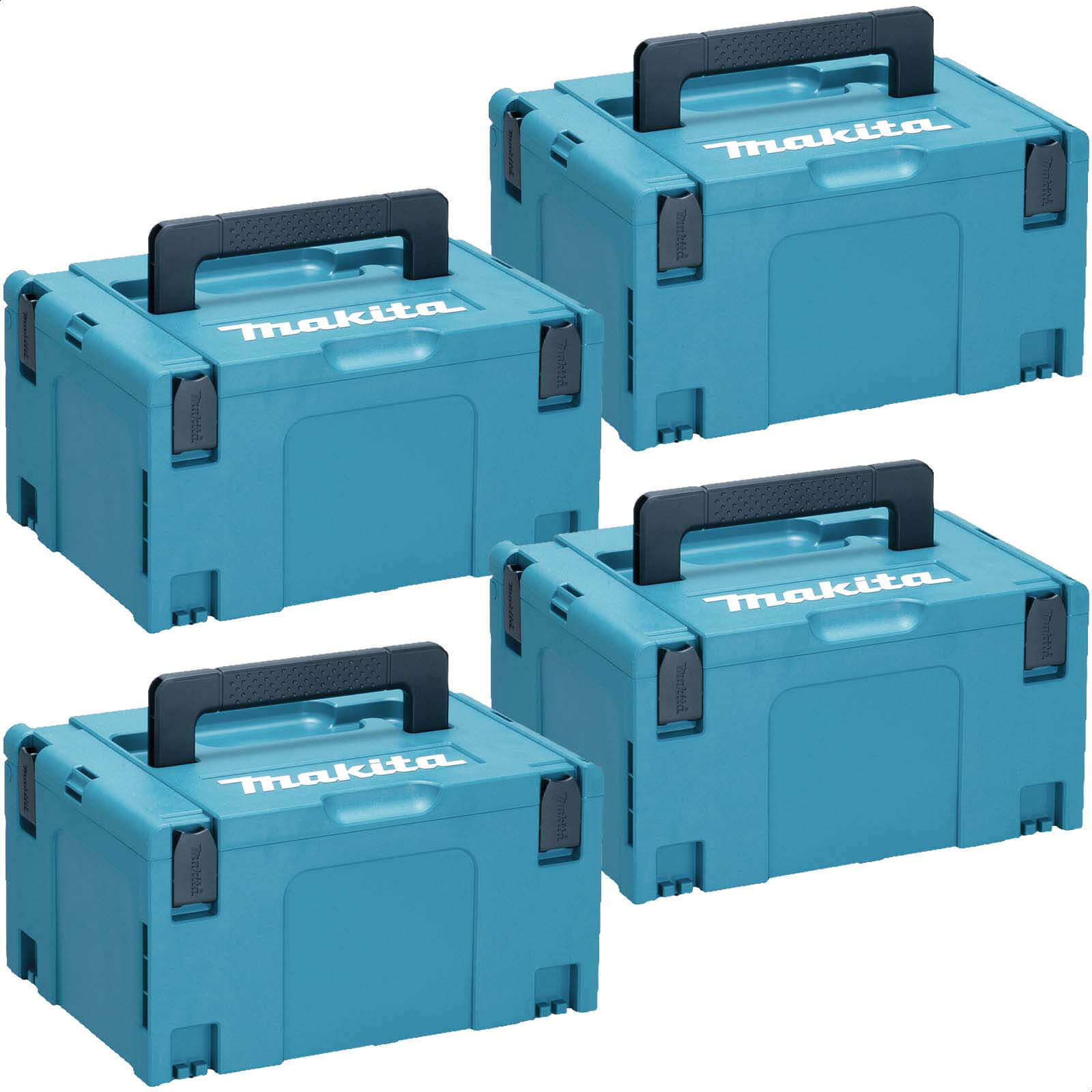 Makita 4 Piece 821551-8 MakPac Connector Stackable Power Tool Case Set Price Comparisons | Compare The Build