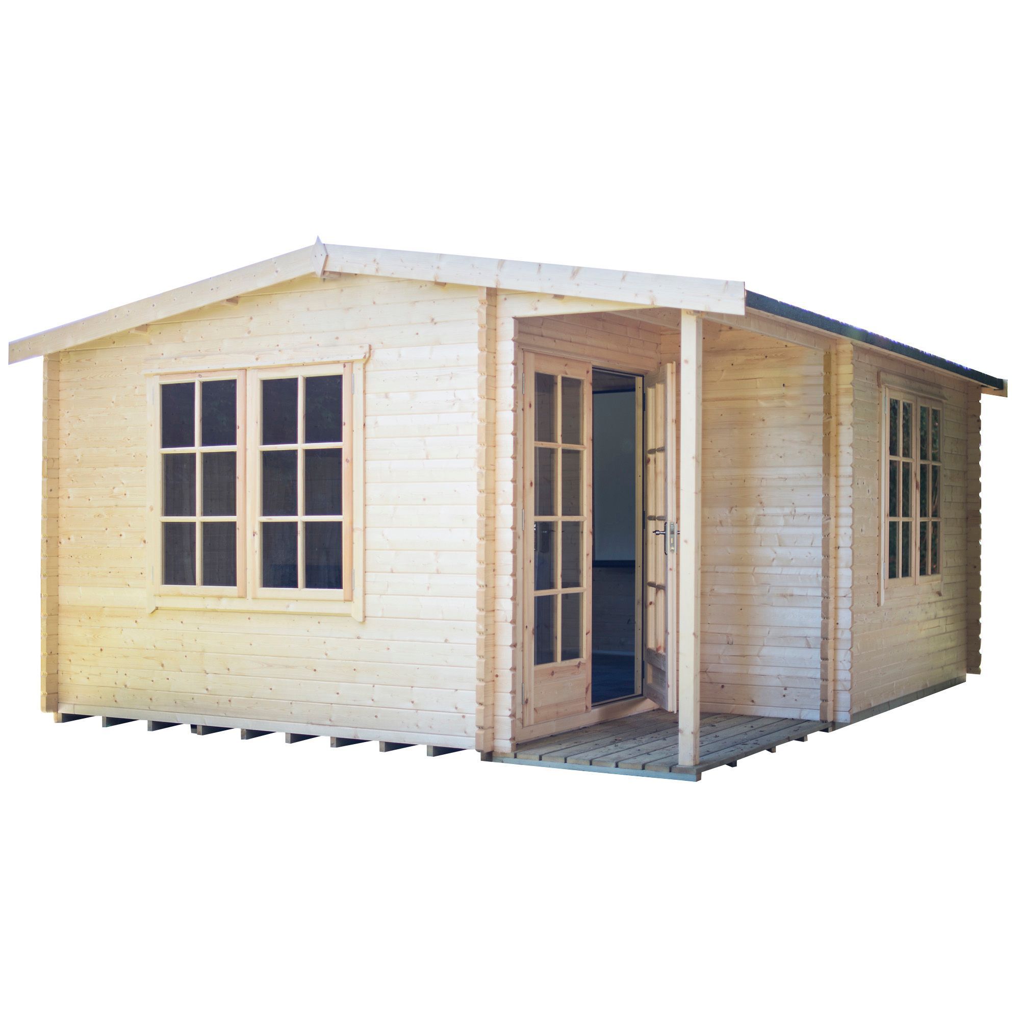 Shire Twyford 16X17 Apex Tongue & Groove Wooden Cabin - Assembly Service Included Price Comparisons | Compare The Build