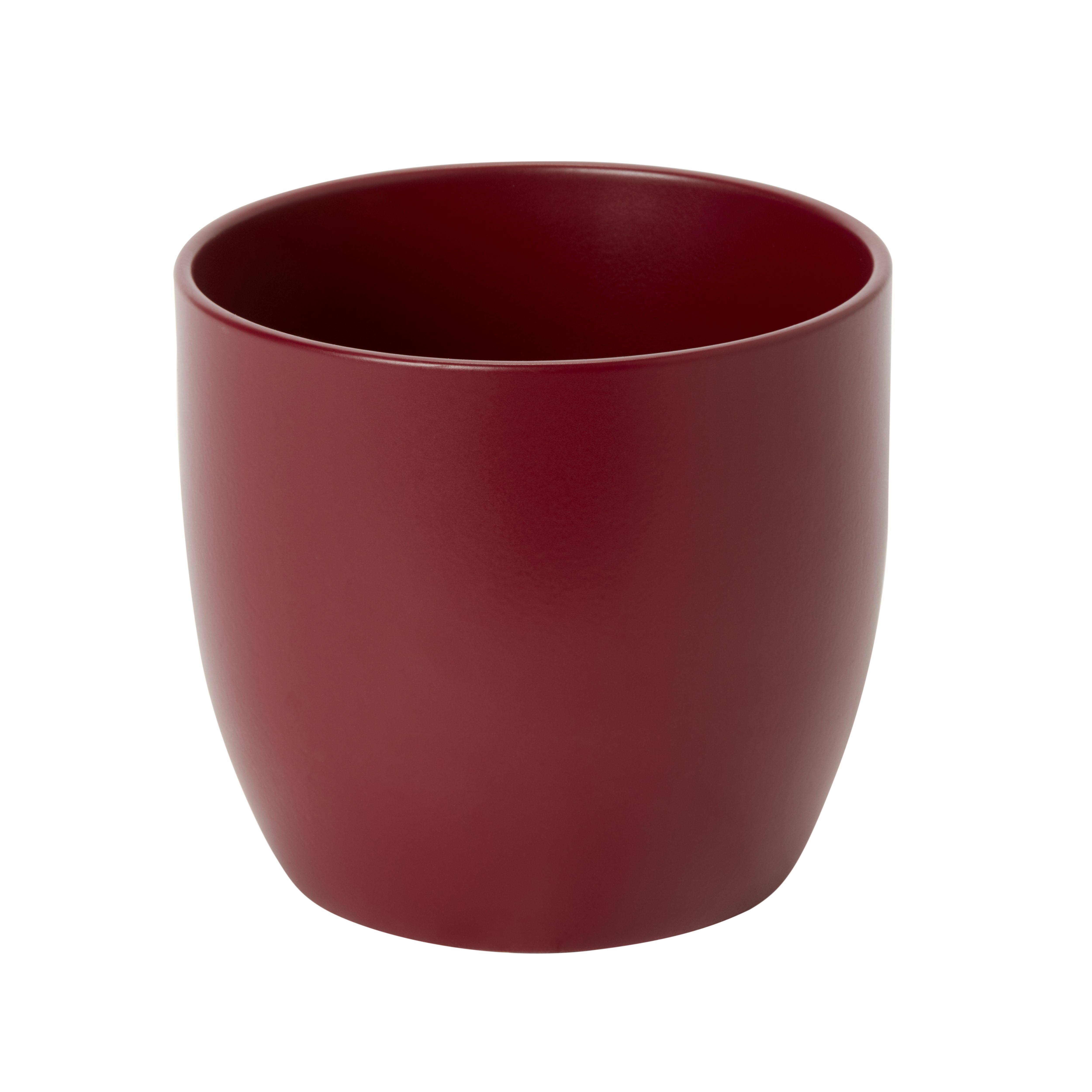 GoodHome Sun Dried Tomato Ceramic Plant Pot (Dia)14.4Cm Price Comparisons | Compare The Build