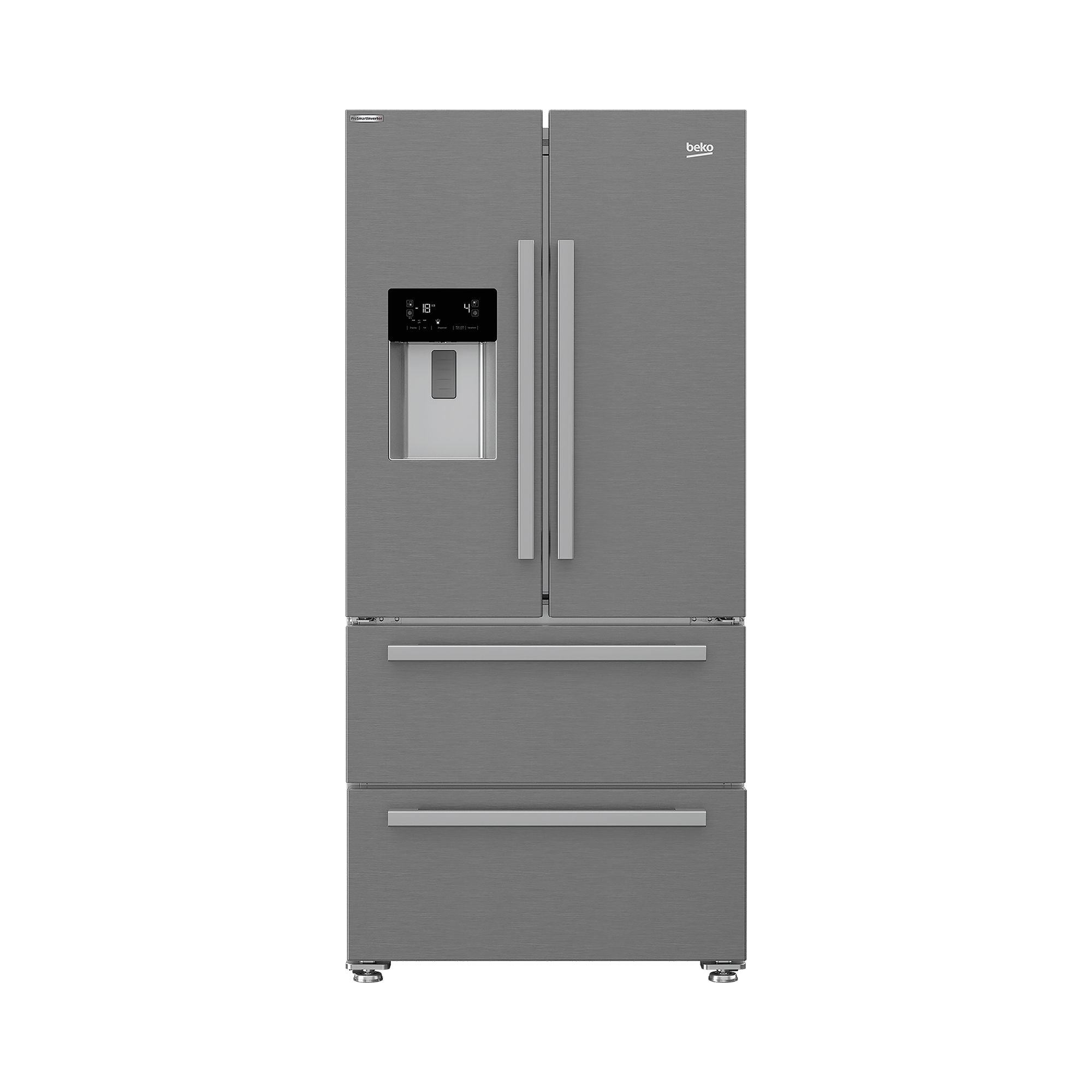 Beko Gne360520Dx American Style Freestanding Fridge Freezer | Compare The Build