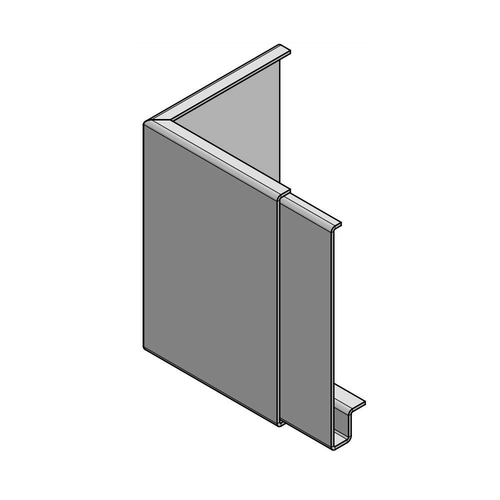 Alumasc Skyline SF4 Profile Fascia External Corner with 4 Bends in Black - 400 to 500mm SF4/500/EXTPPC/9017 Price Comparisons | Compare The Build