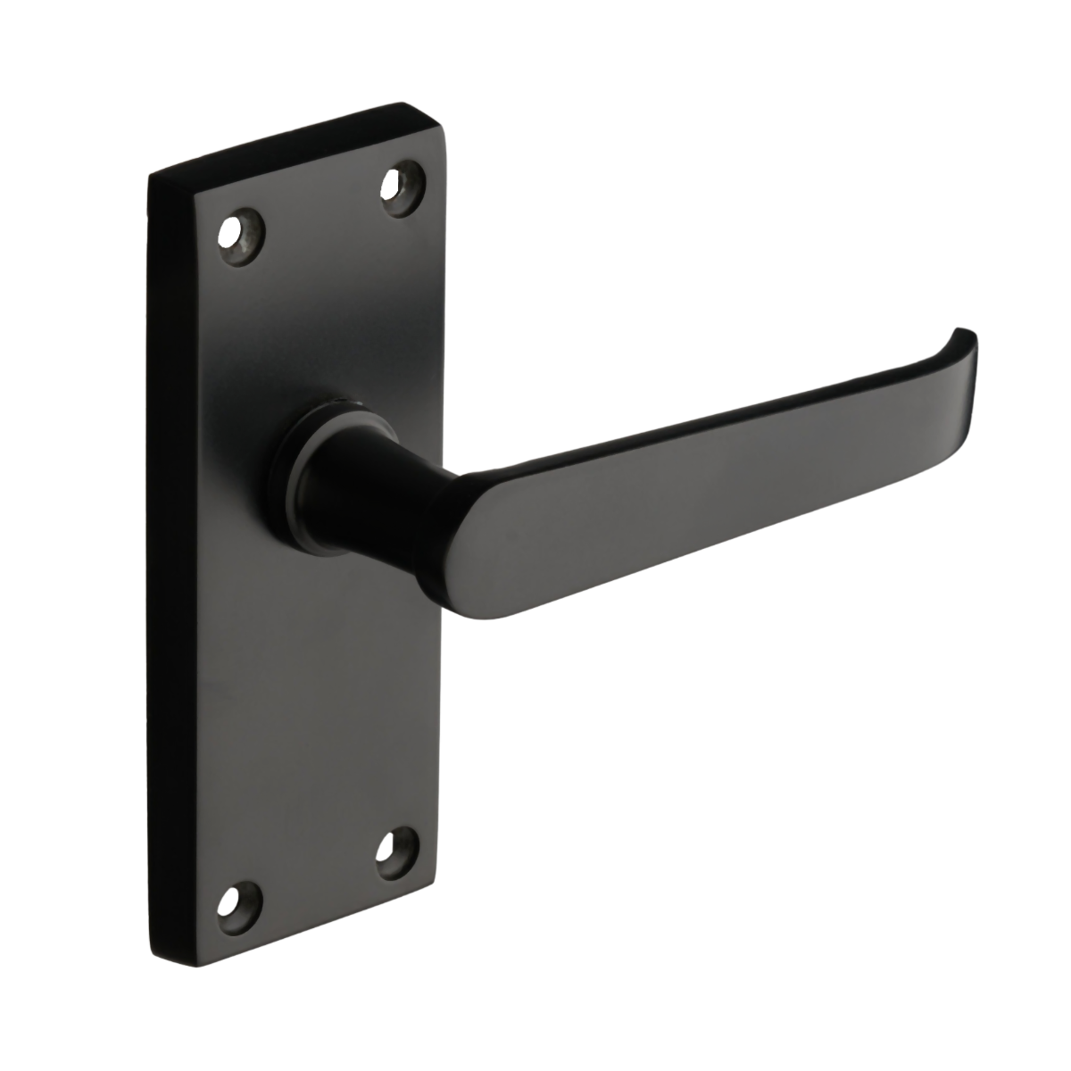 Victorian Straight Short Latch Matt Black Price Comparisons | Compare The Build